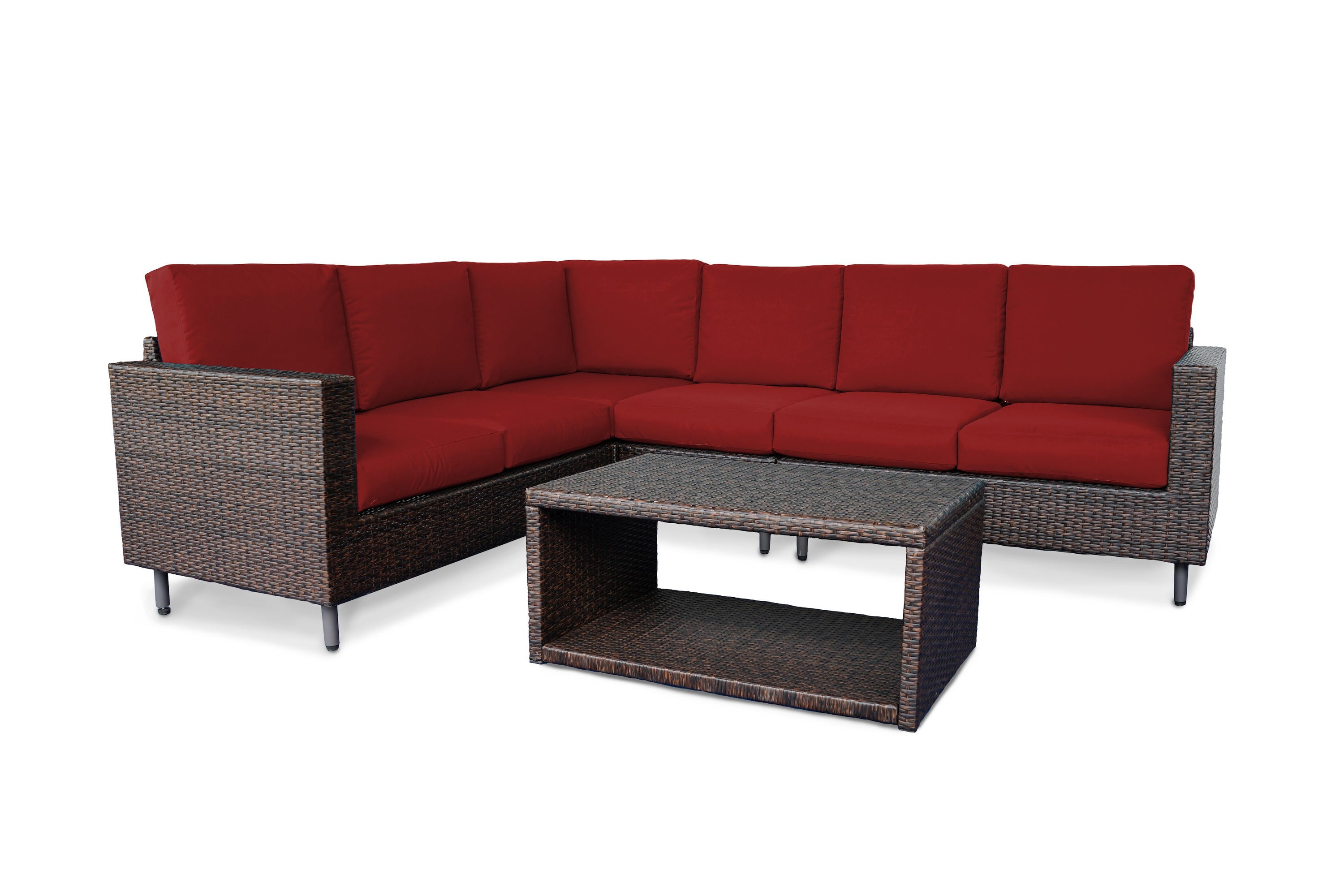 Leisure Made 195930-RED Patio-Conversation-Sets - View #7