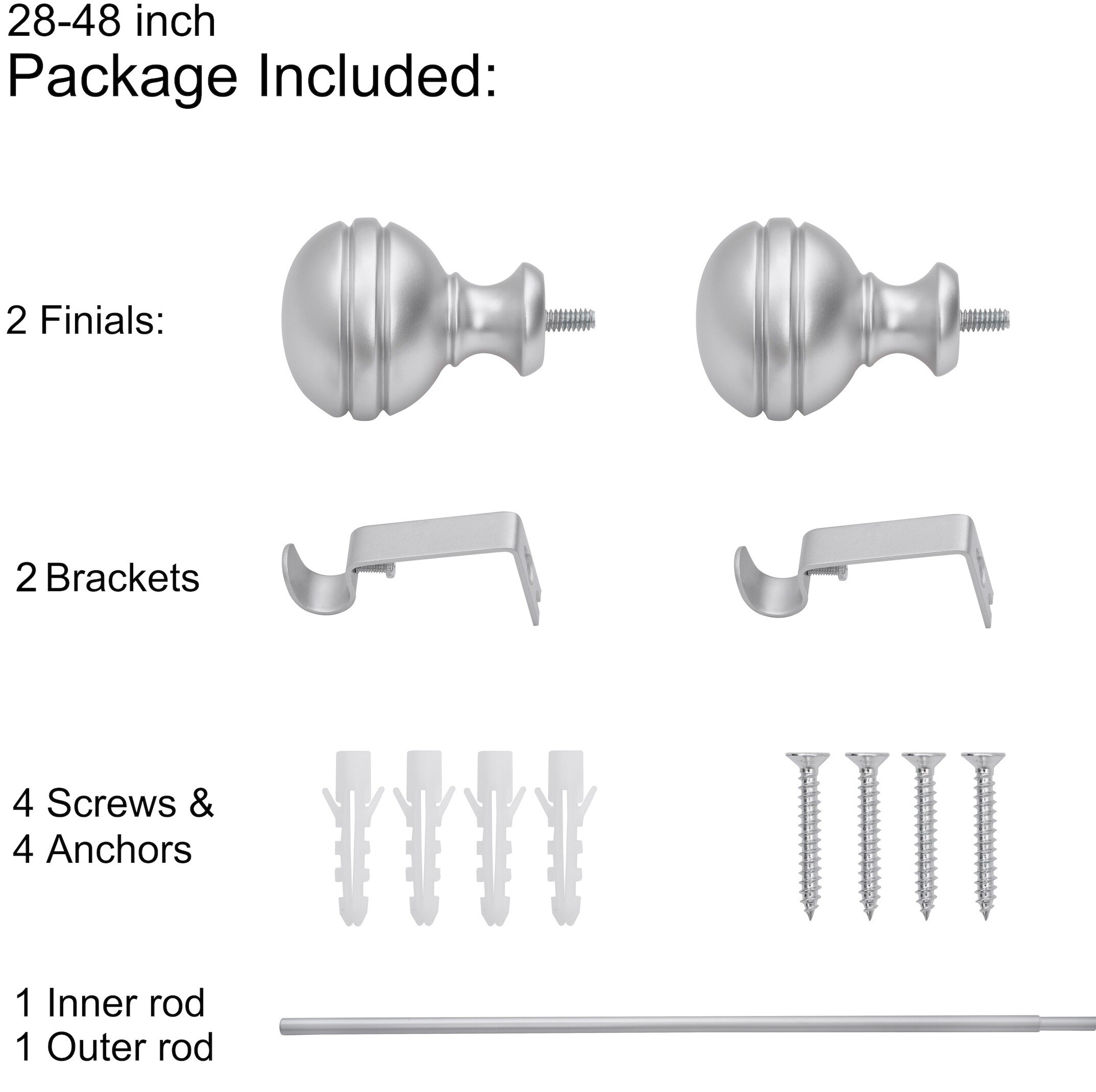 Utopia Alley D142N Curtain-Rods - View #5