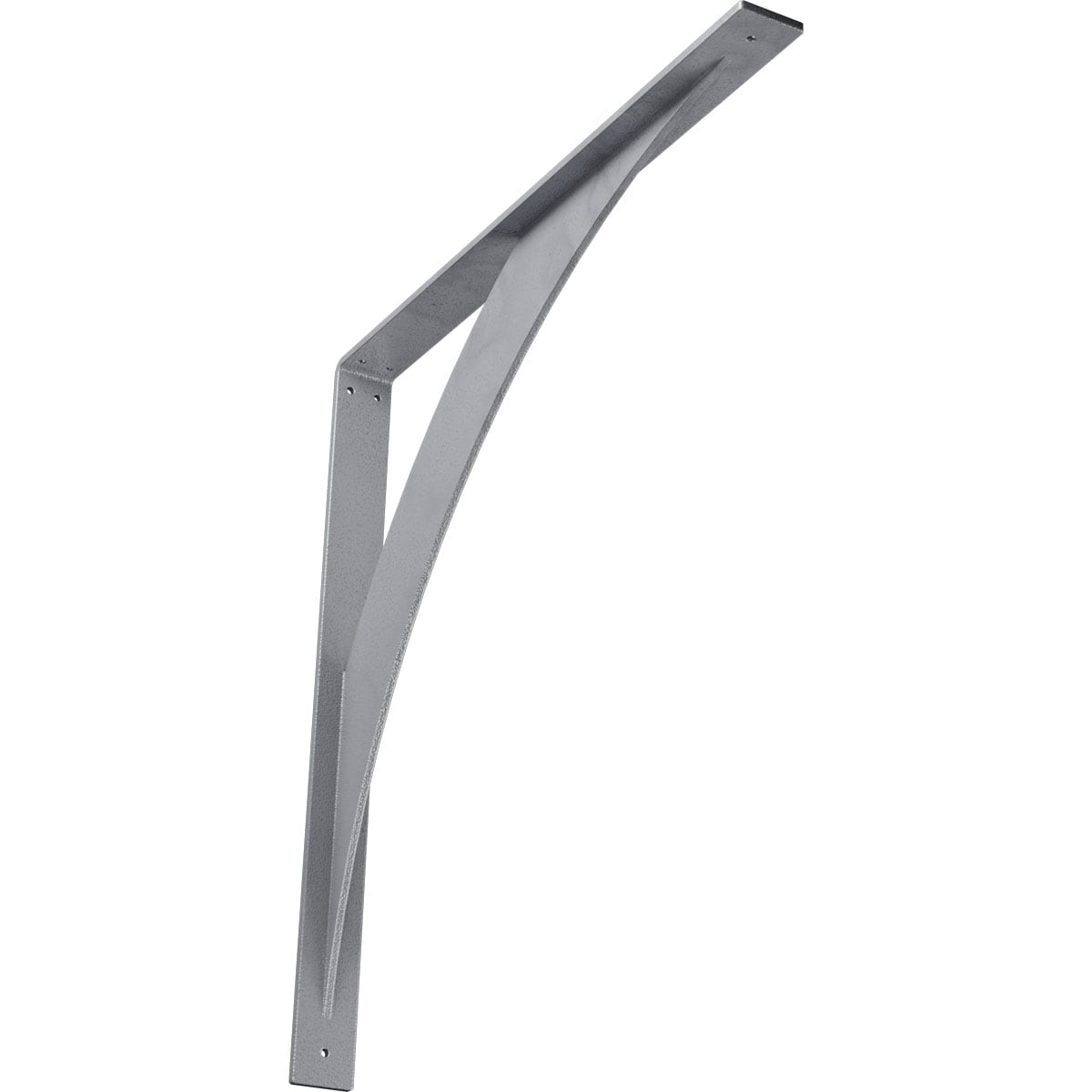Ekena Millwork BKTM02X24X24LEHLB Legacy 24-in x 2-in x 24-in Blue Steel Countertop support bracket