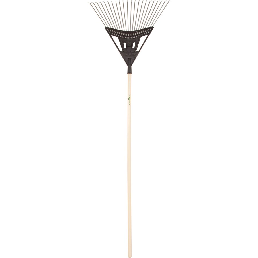 Blue Hawk 1916252 20-in Polysteel Lawn rake with Wood Handle