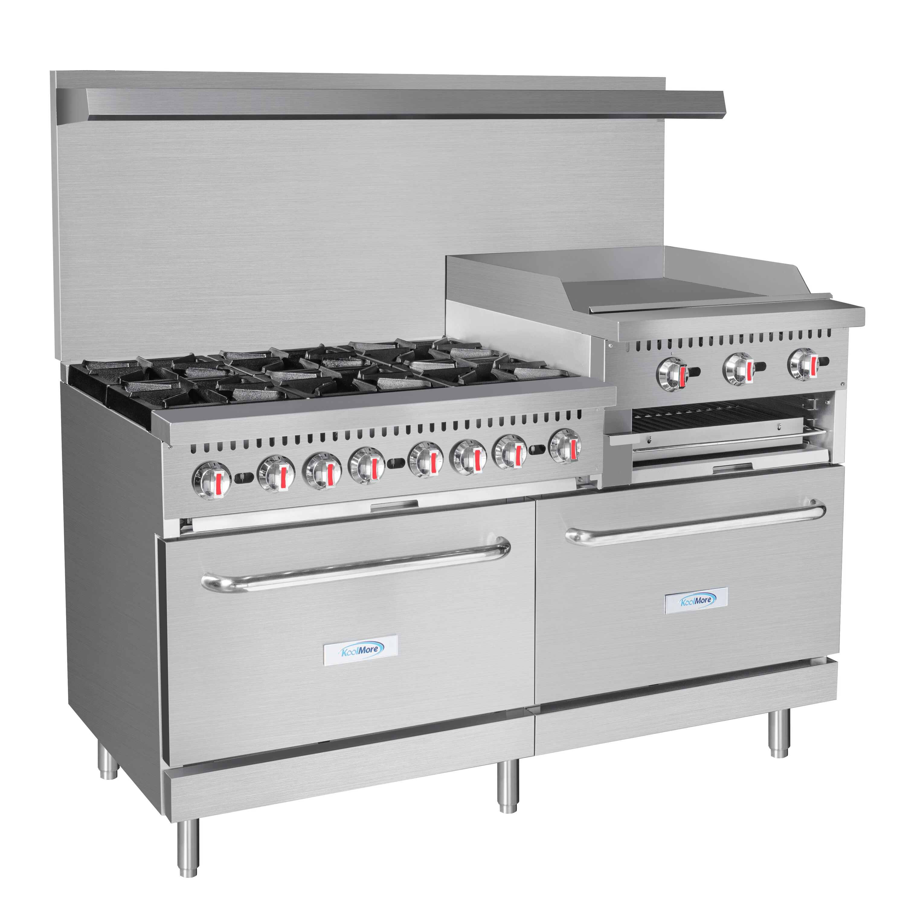 KoolMore LOW-KM-CRGB60-LP Double-Oven-Gas-Ranges - View #14