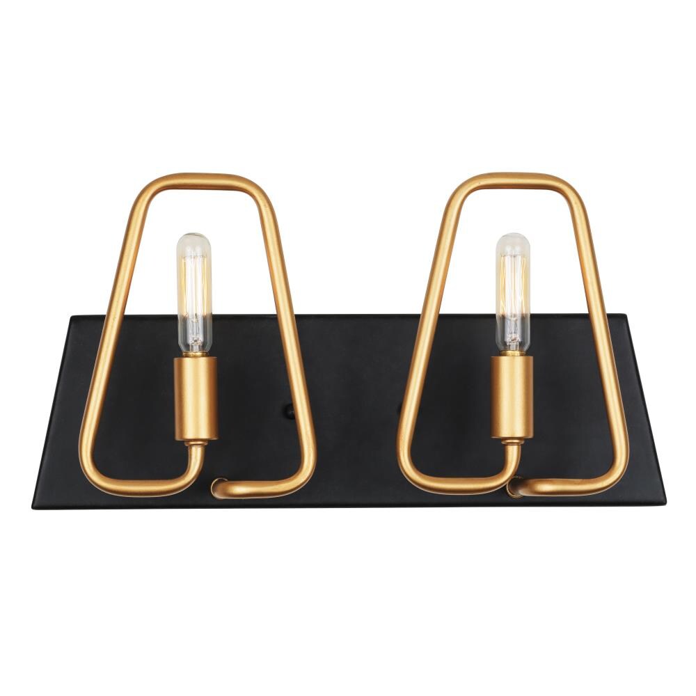 Varaluz 318B02AGCB Triangulo 4-in 2 -Light Gold Transitional Vanity light
