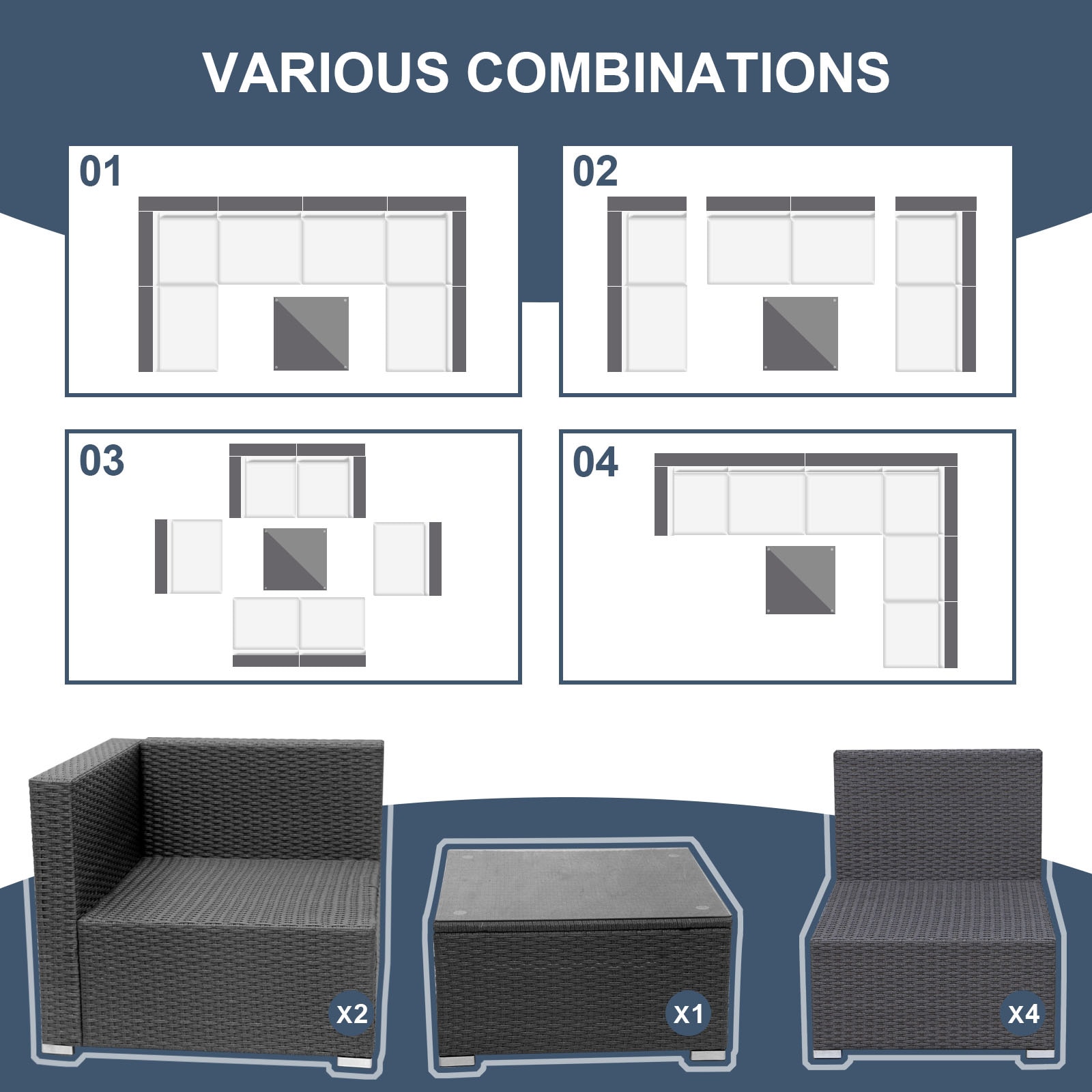 Bayfeve BF-0012PG Patio-Conversation-Sets - View #9