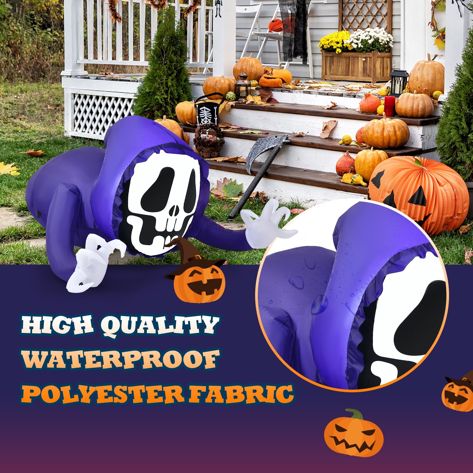 WELLFOR CM-HGY-23539US Outdoor-Halloween-Decor - View #7