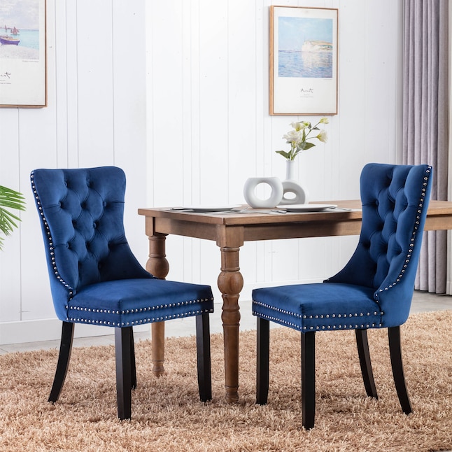 Clihome Dining Chairs Traditional, Traditional Upholstered Dining Room Chairs With Wheels