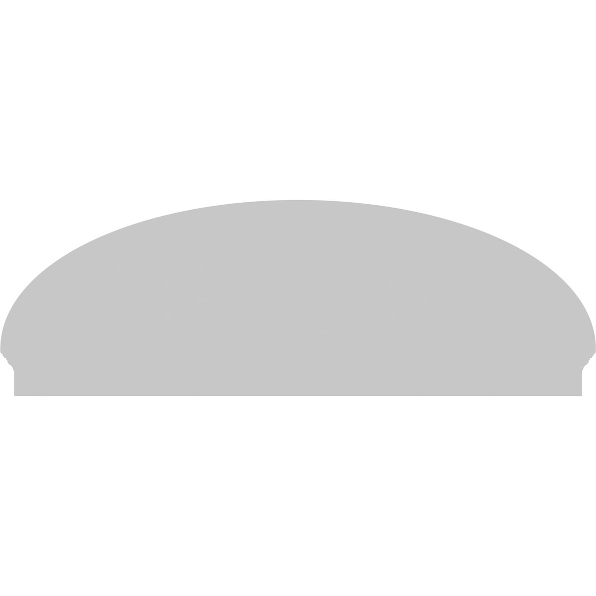 Ekena Millwork PEDPC072X250ELL01 Exterior-Window-Trim - View #5