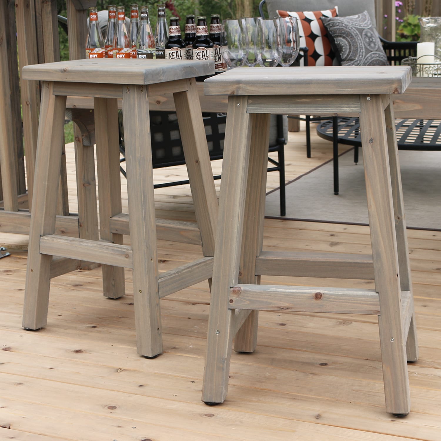 Yardistry YM11790 stools - View #3