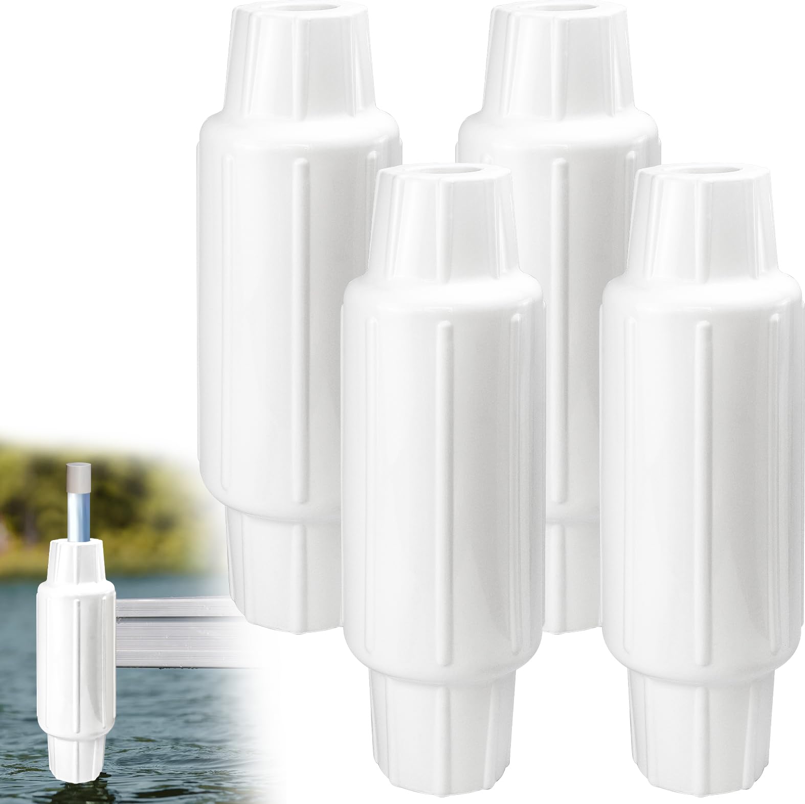JVFCXXV Boat Dock Bumpers for Poles Posts Dock Post Bumpers Dock Pole ...