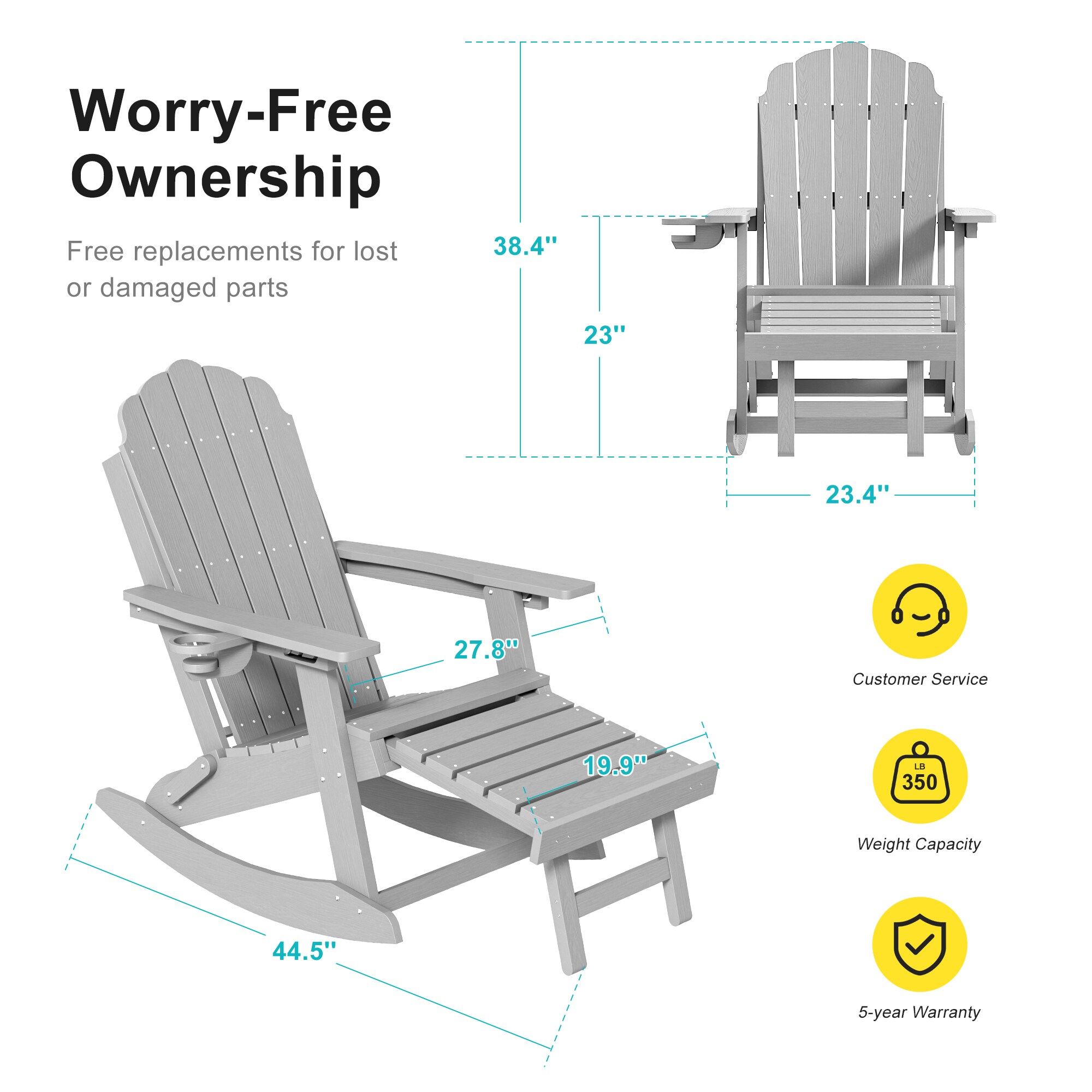 Livewood L-S-ROT-46LY Patio-Chairs - View #2
