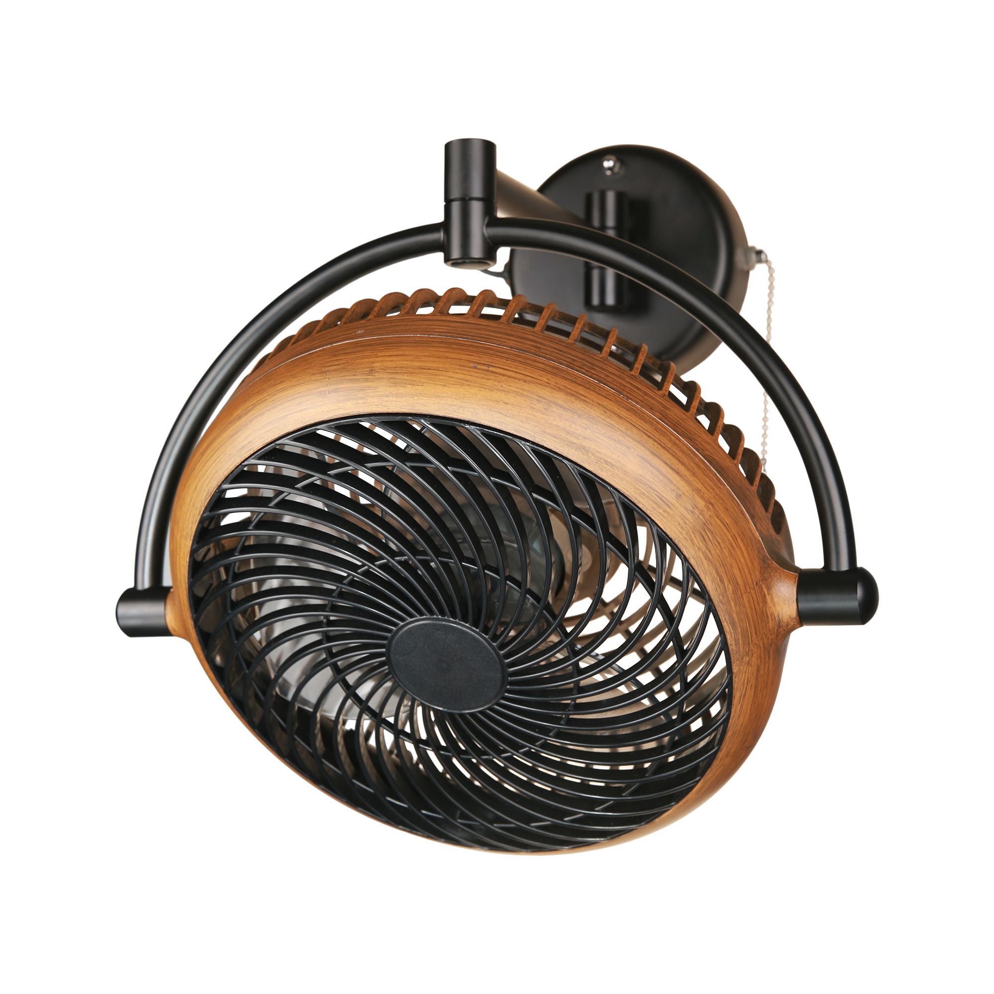 medarbejder shuttle Pirat Parrot Uncle 8-in Plug-in Oscillation Indoor Multiple Colors/Finishes Wall  Mounted Fan in the Wall Mounted Fans department at Lowes.com