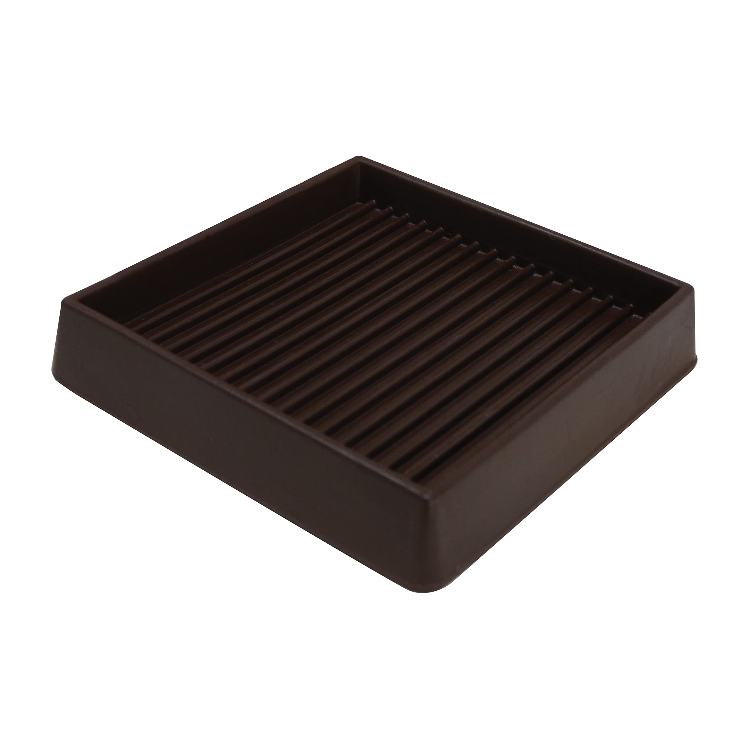 Shepherd Hardware  9078 Shepherd Smooth Caster Cup 3 In L X 3 In W Square 3-Inch Brown