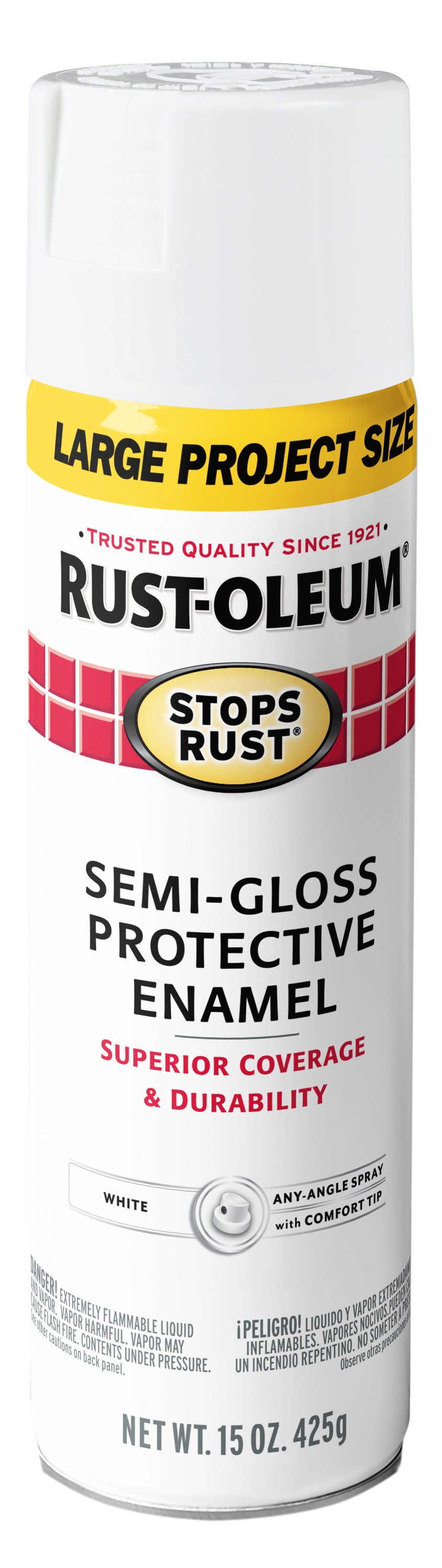 Rust-Oleum Stops Rust Semi-gloss White Spray Paint (NET WT. 12-oz