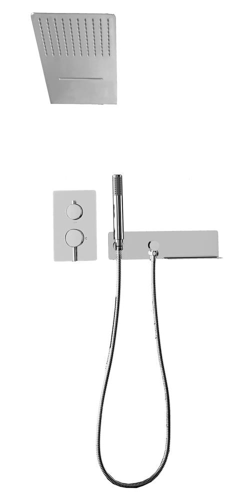 Moorefield SC231 Chrome Built-In Shower System with 3-way Diverter