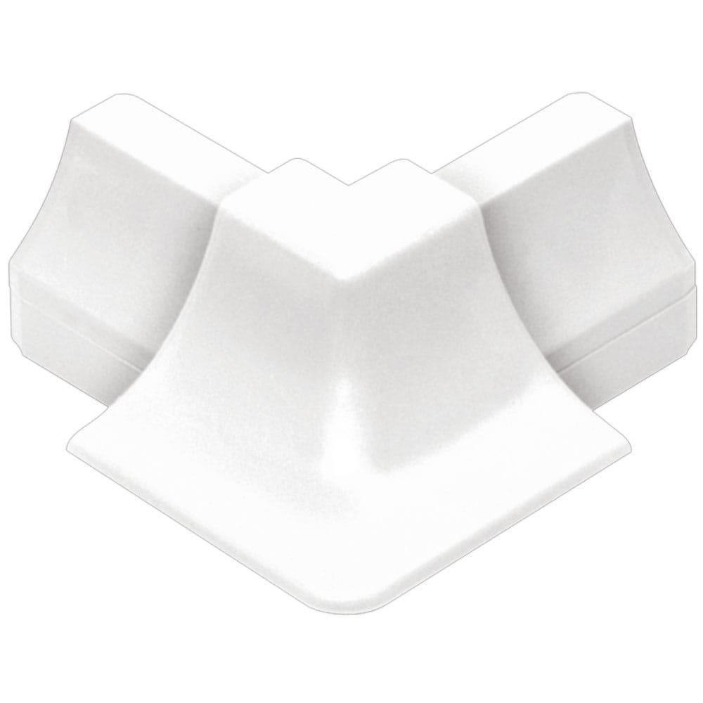 Schluter Systems A/HK/BW Dilex-HK 1.0-in W x 2.0-in L Bright white PVC Outside corner Tile Edge Trim