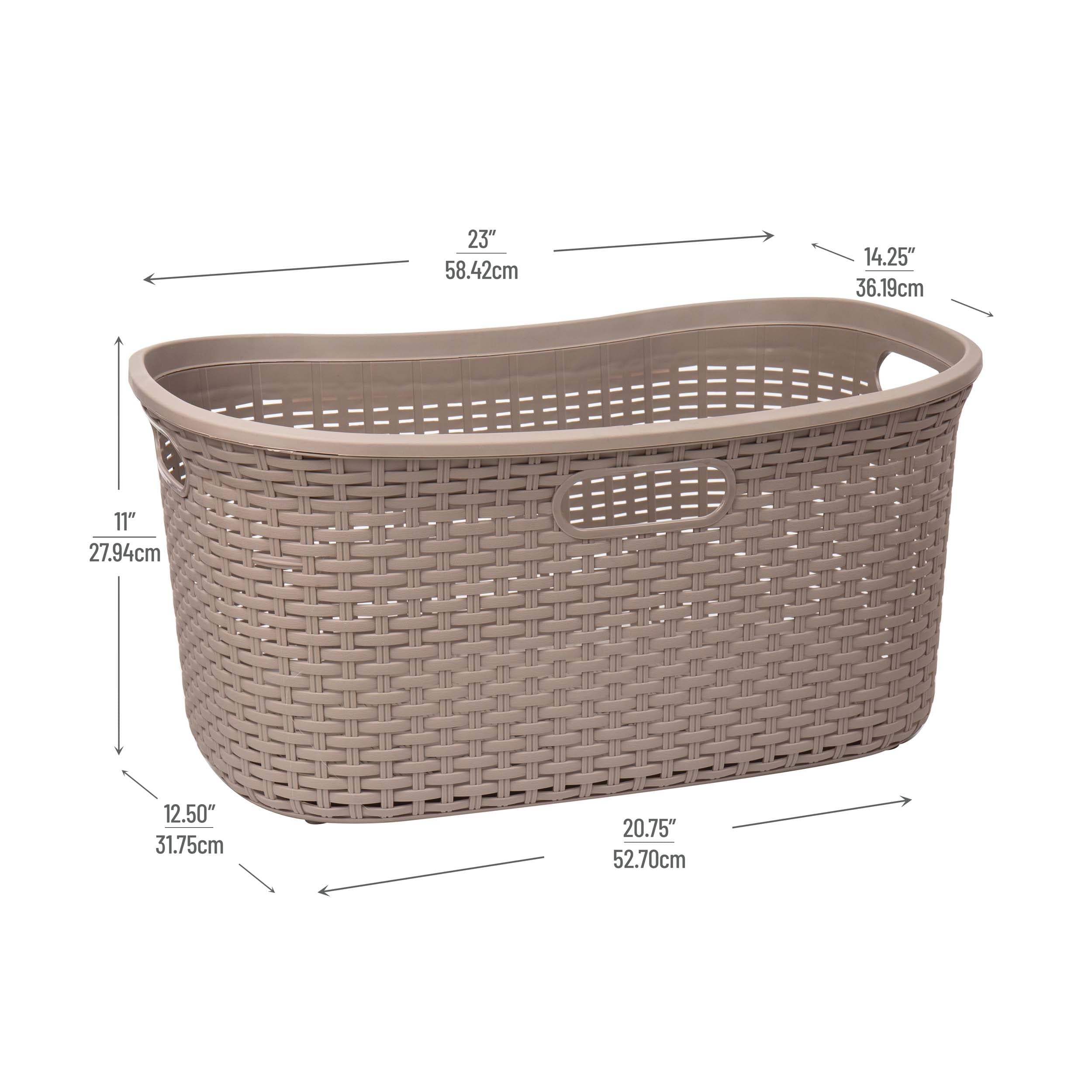 Mind Reader 40LBASK2PK-BRNM Hamper-Baskets - View #3