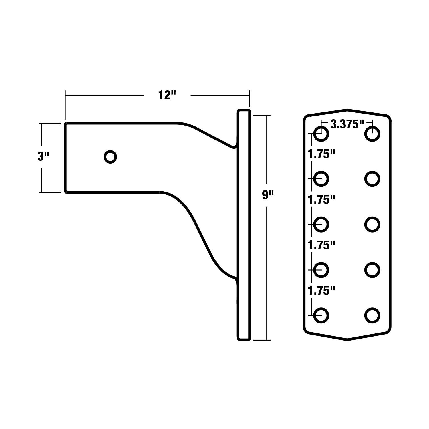 Buyers Products PM3109 Ball-Mounts - View #3