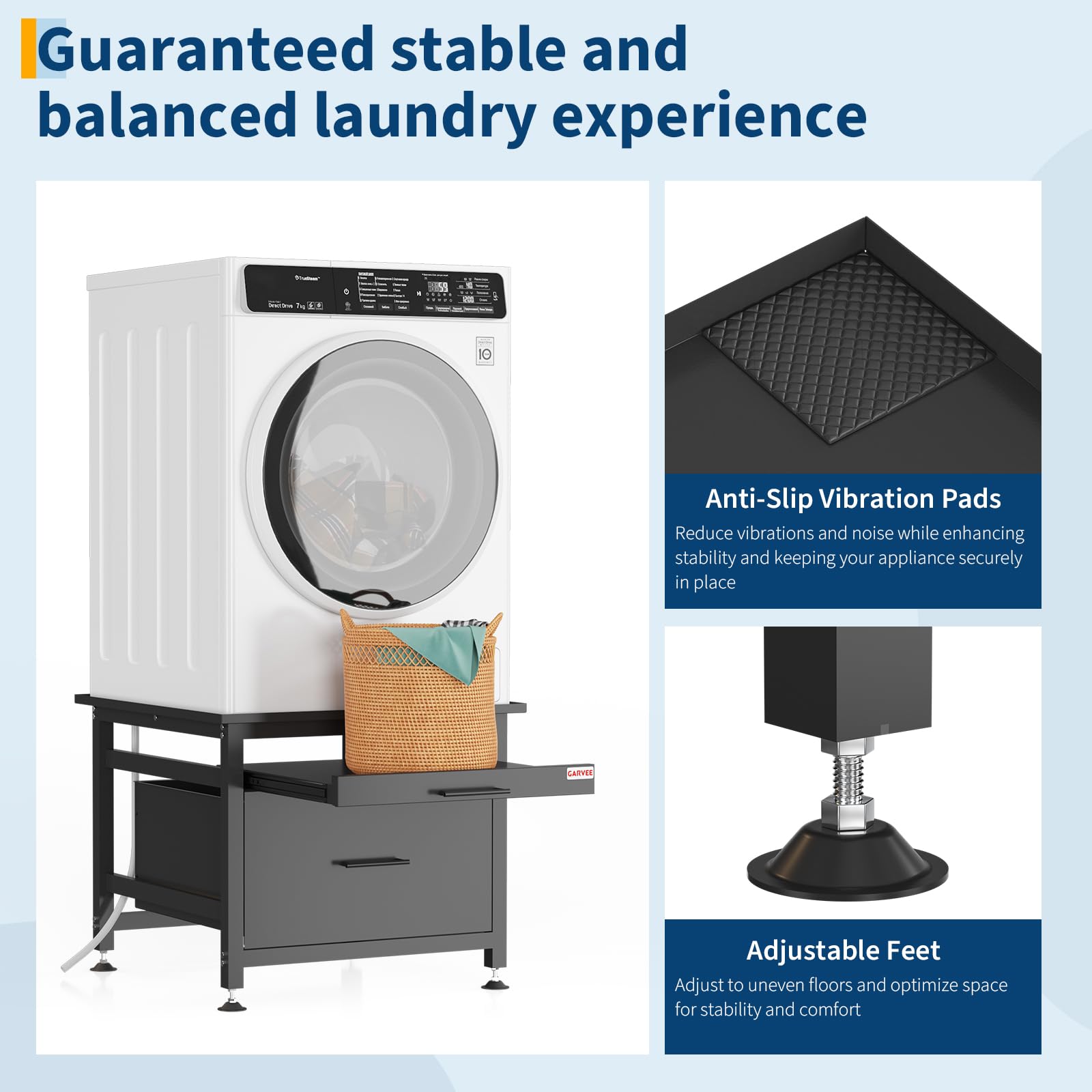 DEXSO ENCOREPHKBA12512 Laundry-Pedestals - View #6