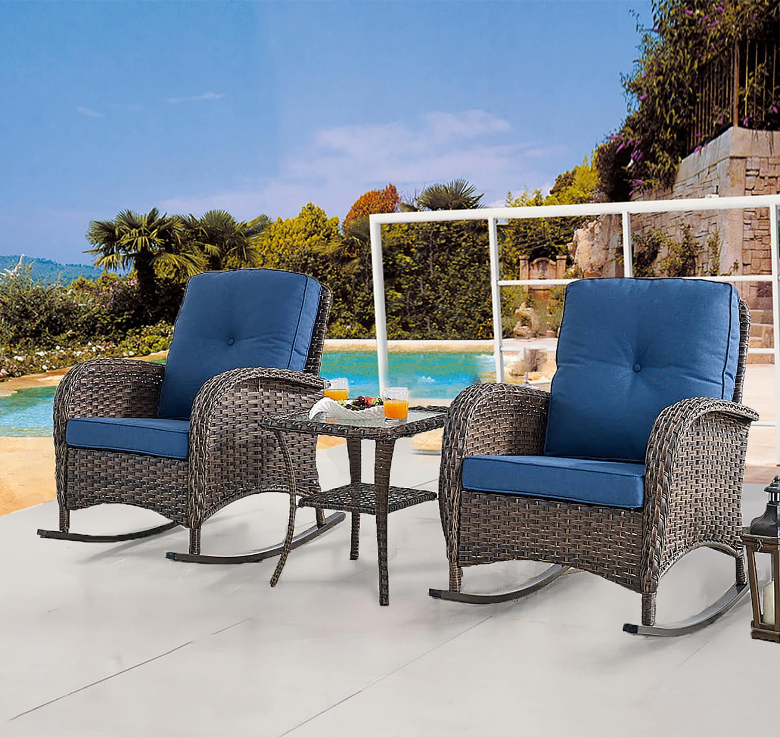 Outdoor rockers best sale at lowes