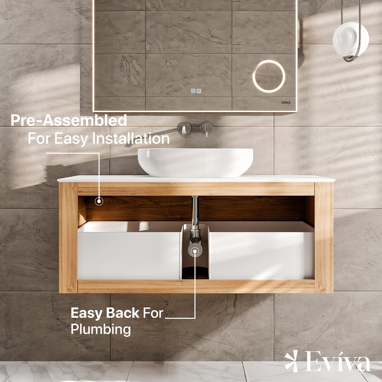Eviva EVVN115-32MOK-W Bath-Vanity-Combo - View #6