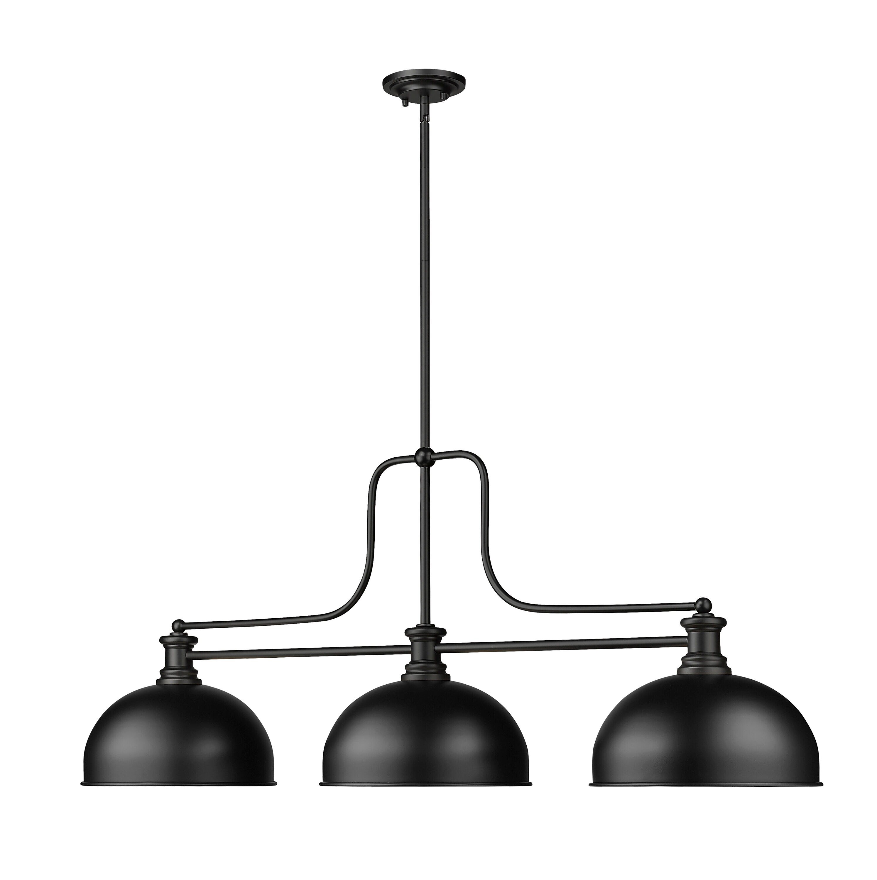 Z-Lite 725-3MB-D13MB Pool-Table-Lighting - View #5