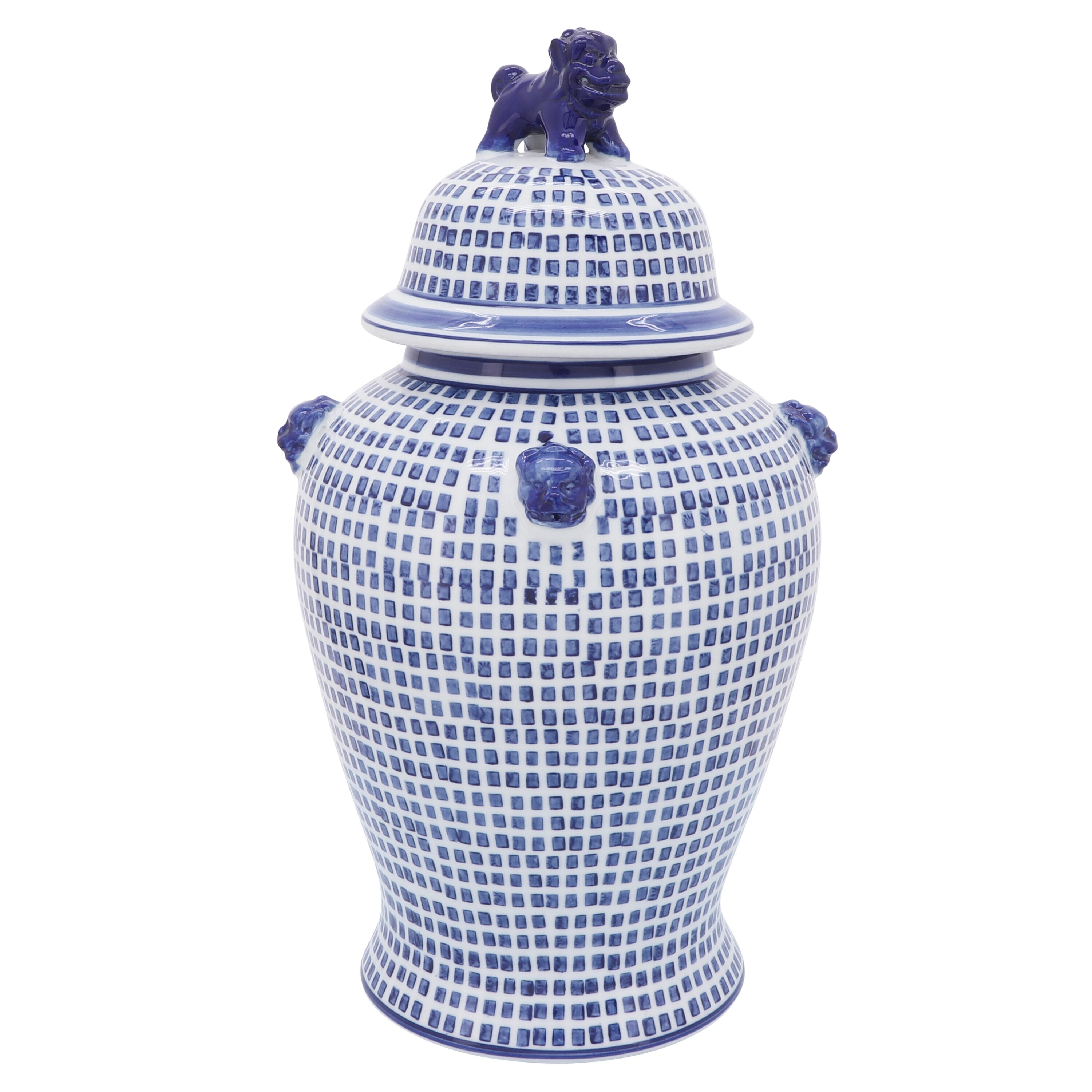 Sagebrook Home 16419-02 Blue Ceramic Modern Figurine