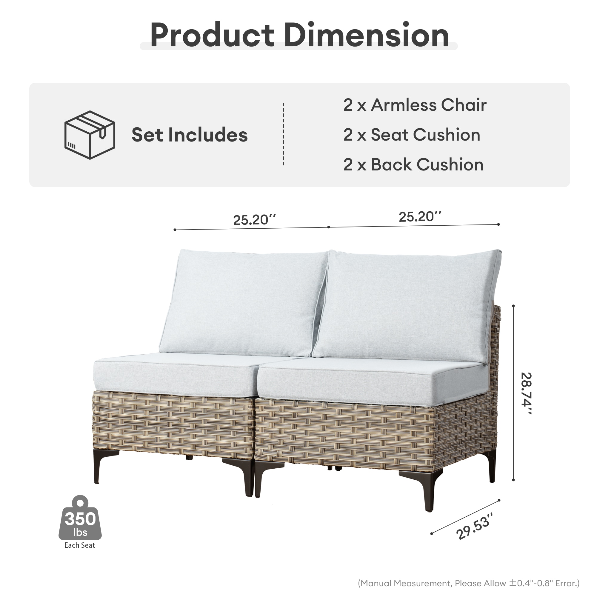 Ovios SK400-2 Patio-Sofas-Daybeds - View #5