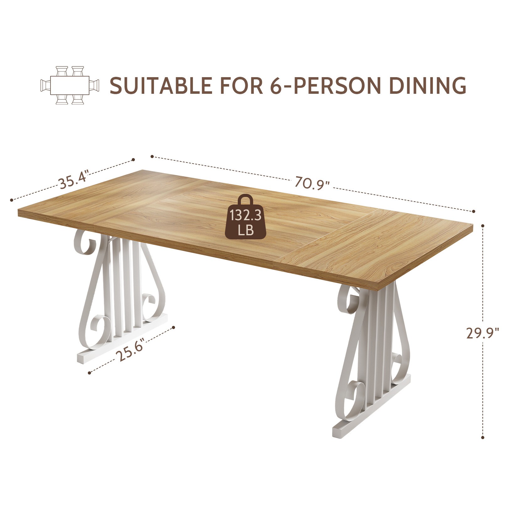 Blisstyle DT157 Dining-Tables - View #2