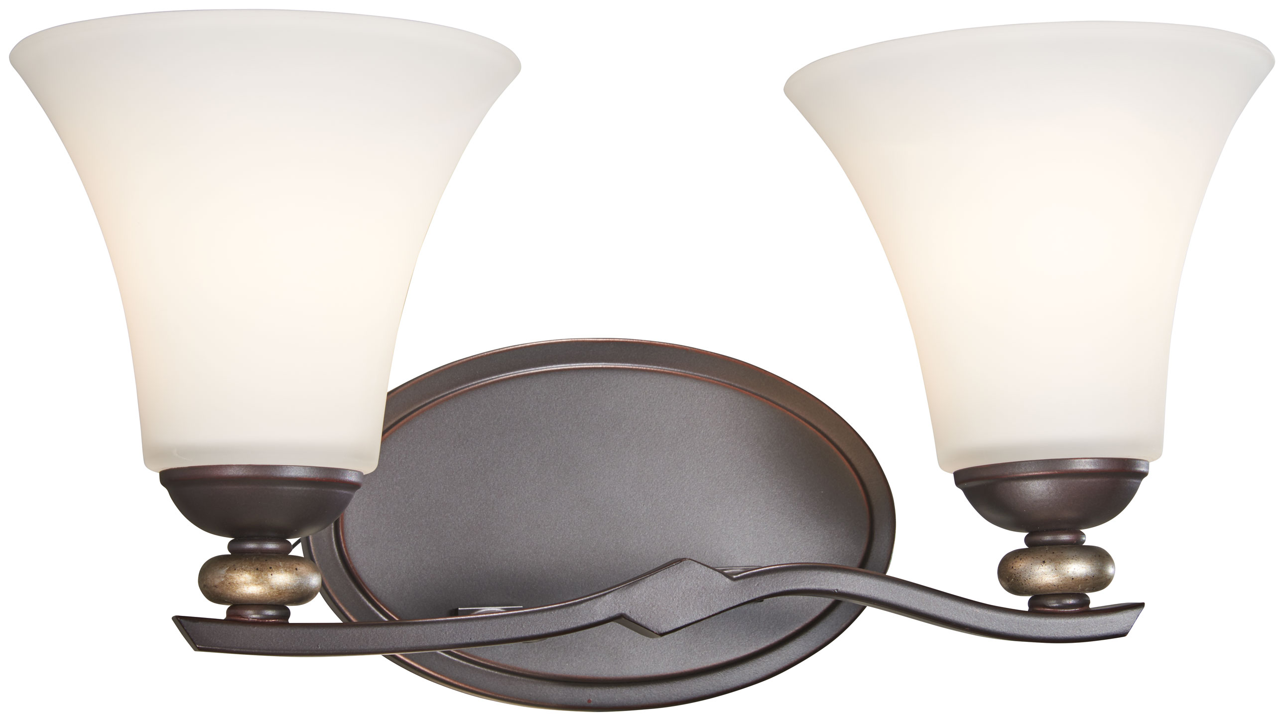 Minka Lavery 2282-589 Shadowglen 8.25-in 2 -Light Multiple finishes Multiple colors Transitional Vanity light bar