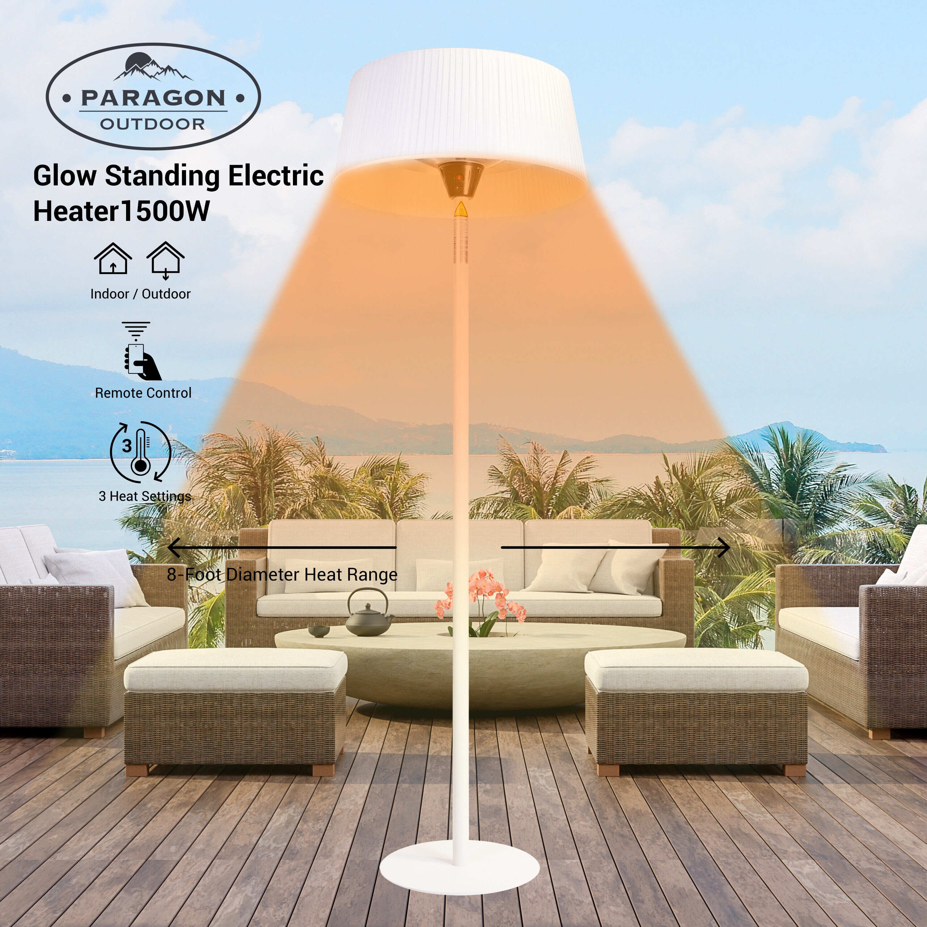 Paragon Outdoor OH-E815W Outdoor-Electric-Patio-Heaters - View #5