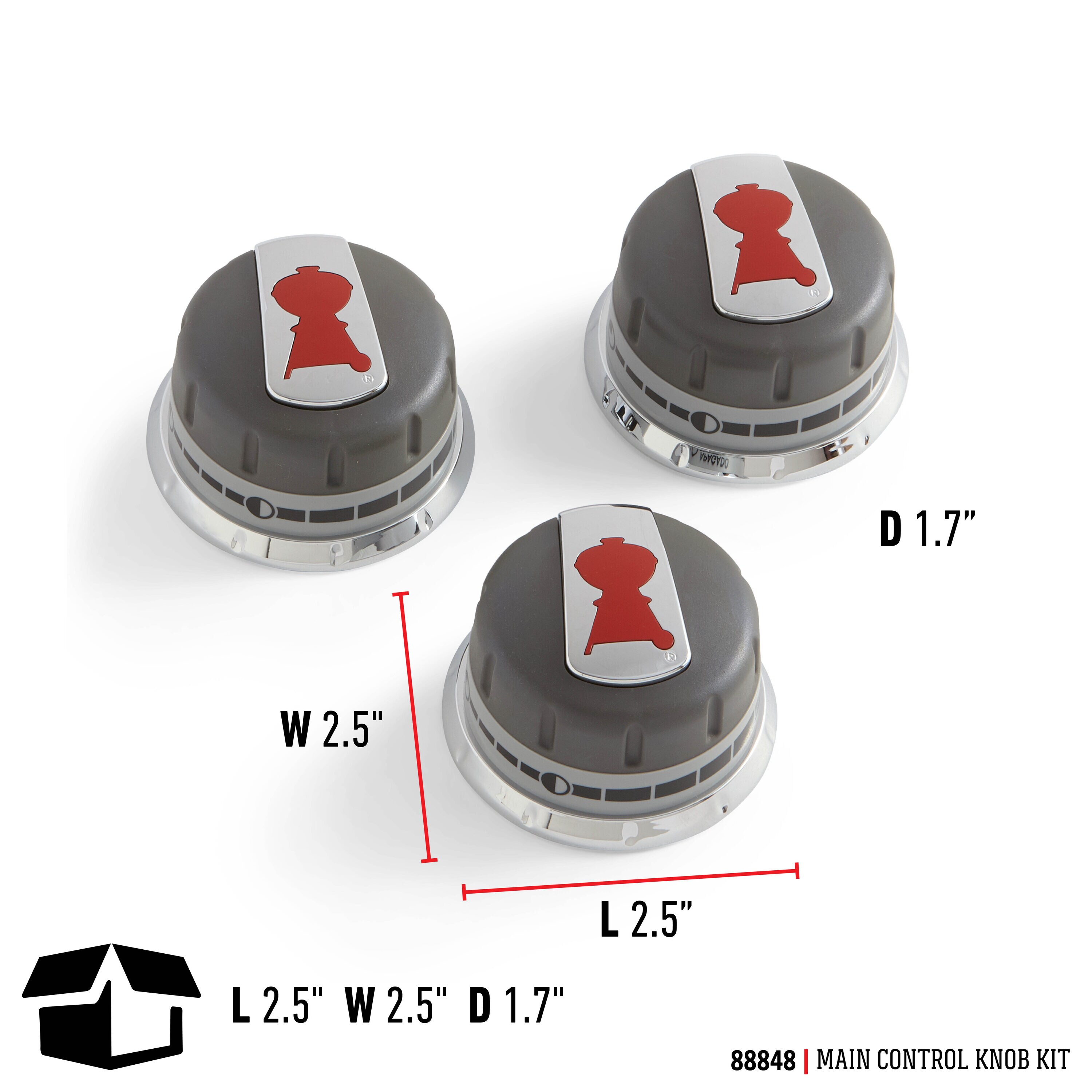 Weber 88848 Gas-Grill-Knobs-Handles - View #2