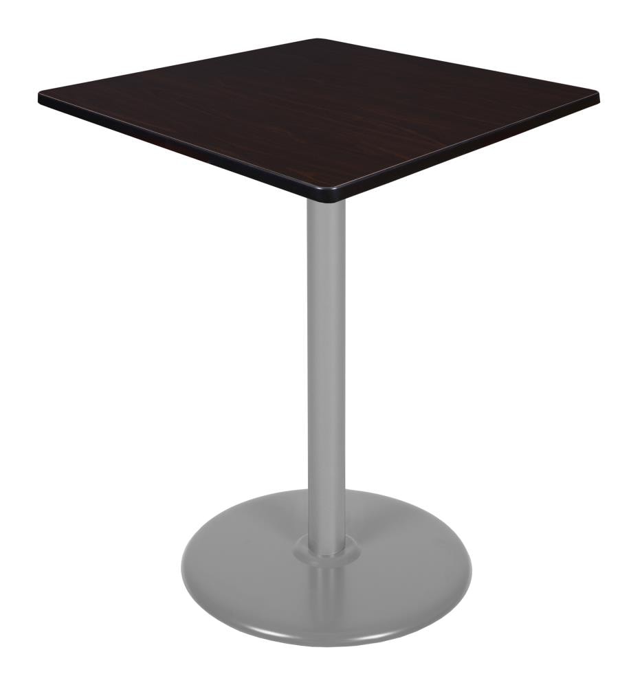 Regency TVCP3636MWGY Breakroom Brown 4-Person Training Table (36-in W x 42-in H)