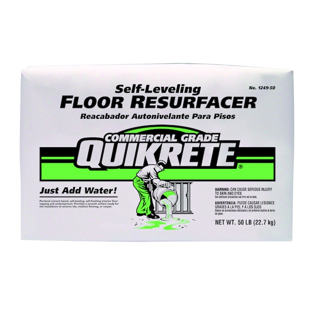 Quikrete Self Leveling Floor Resurfacer, Tile Crete Ceramic Floor Mix 80 Lb