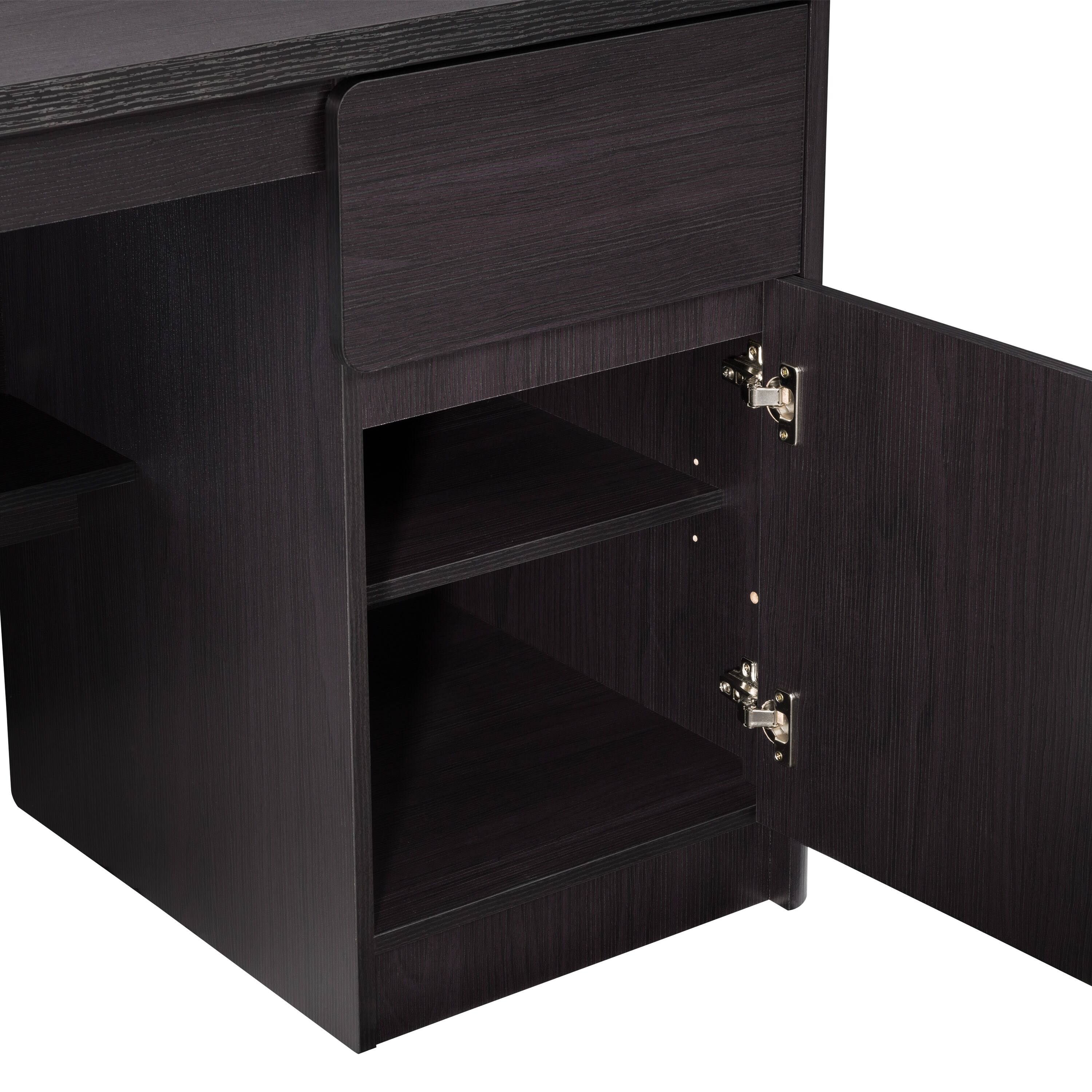 Murrayville Reversible Desk Ebern Designs Color: Brown - Black