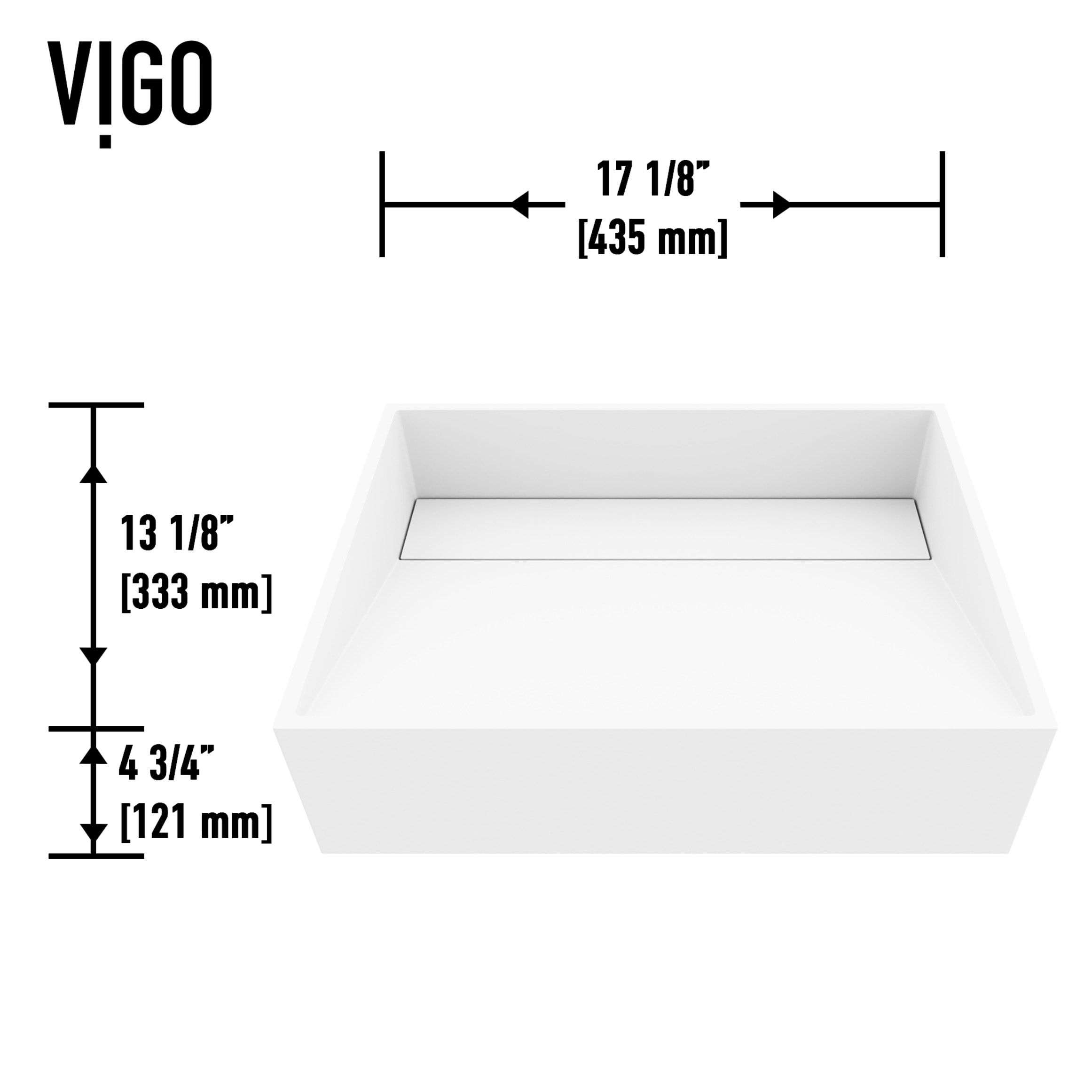 VIGO VGT2040 Bath-Sink - View #8