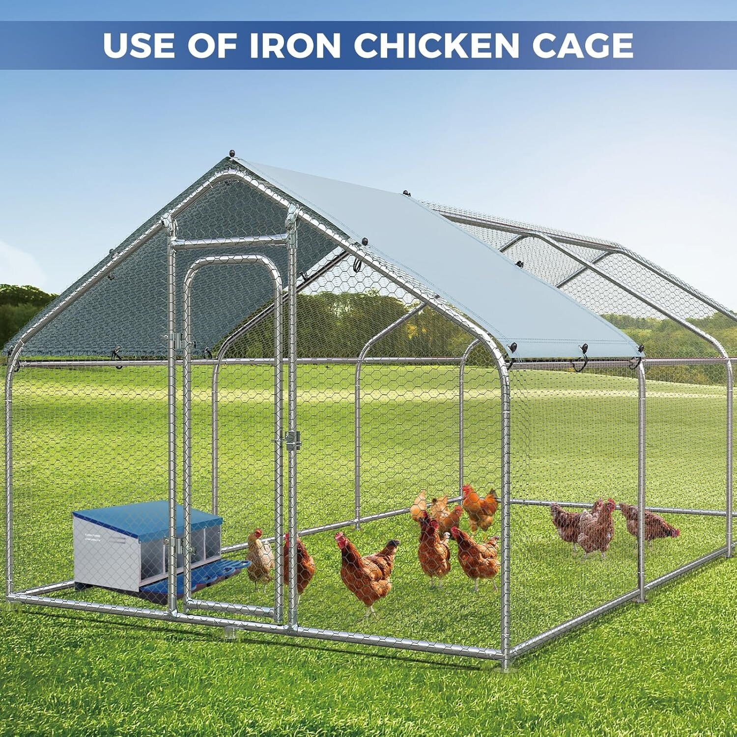 Garvee LSHQQPPG-344A7K76 Chicken-Coops-Rabbit-Hutches - View #8
