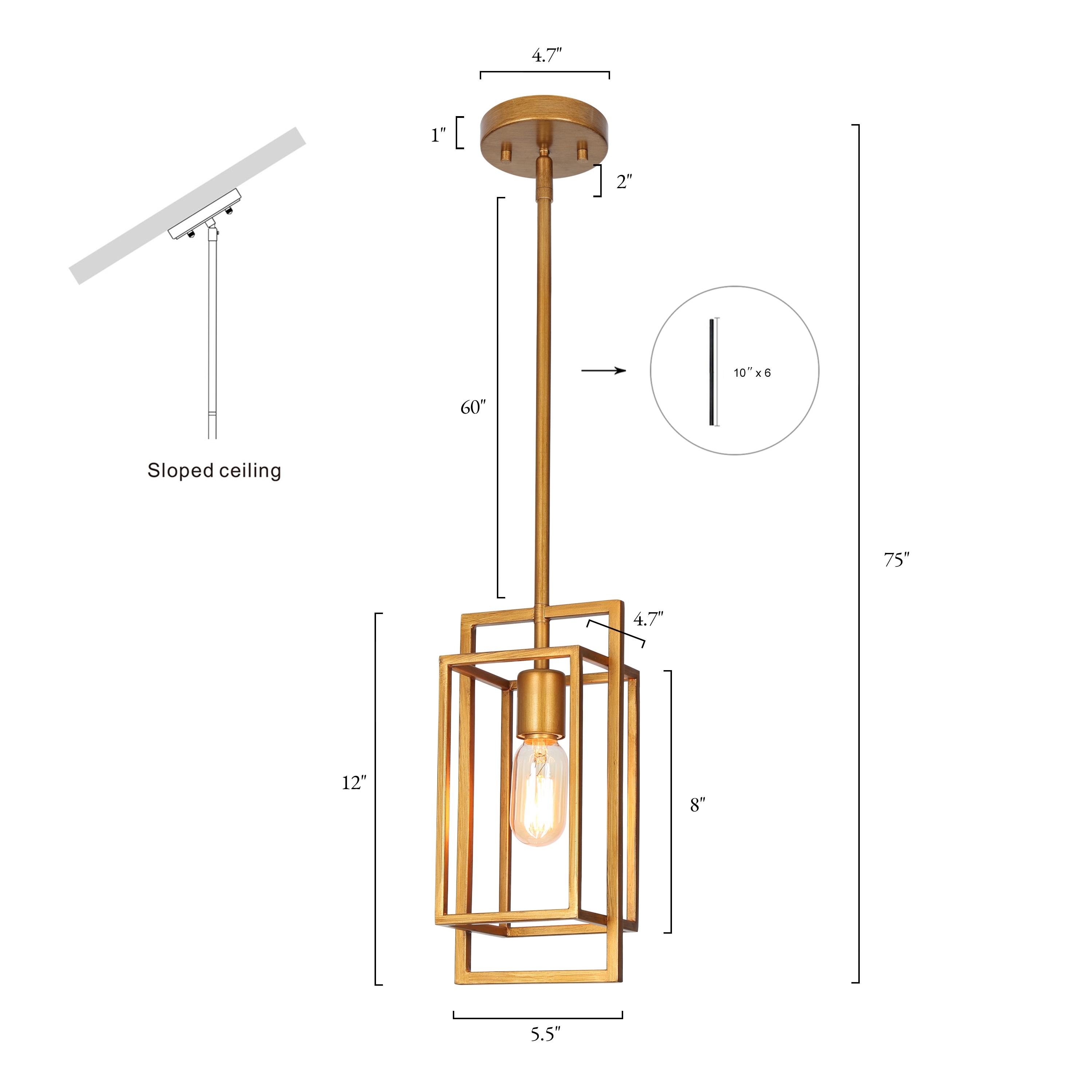 LNC 3AEVEMLWS3890A7 Pendant-Lights - View #2