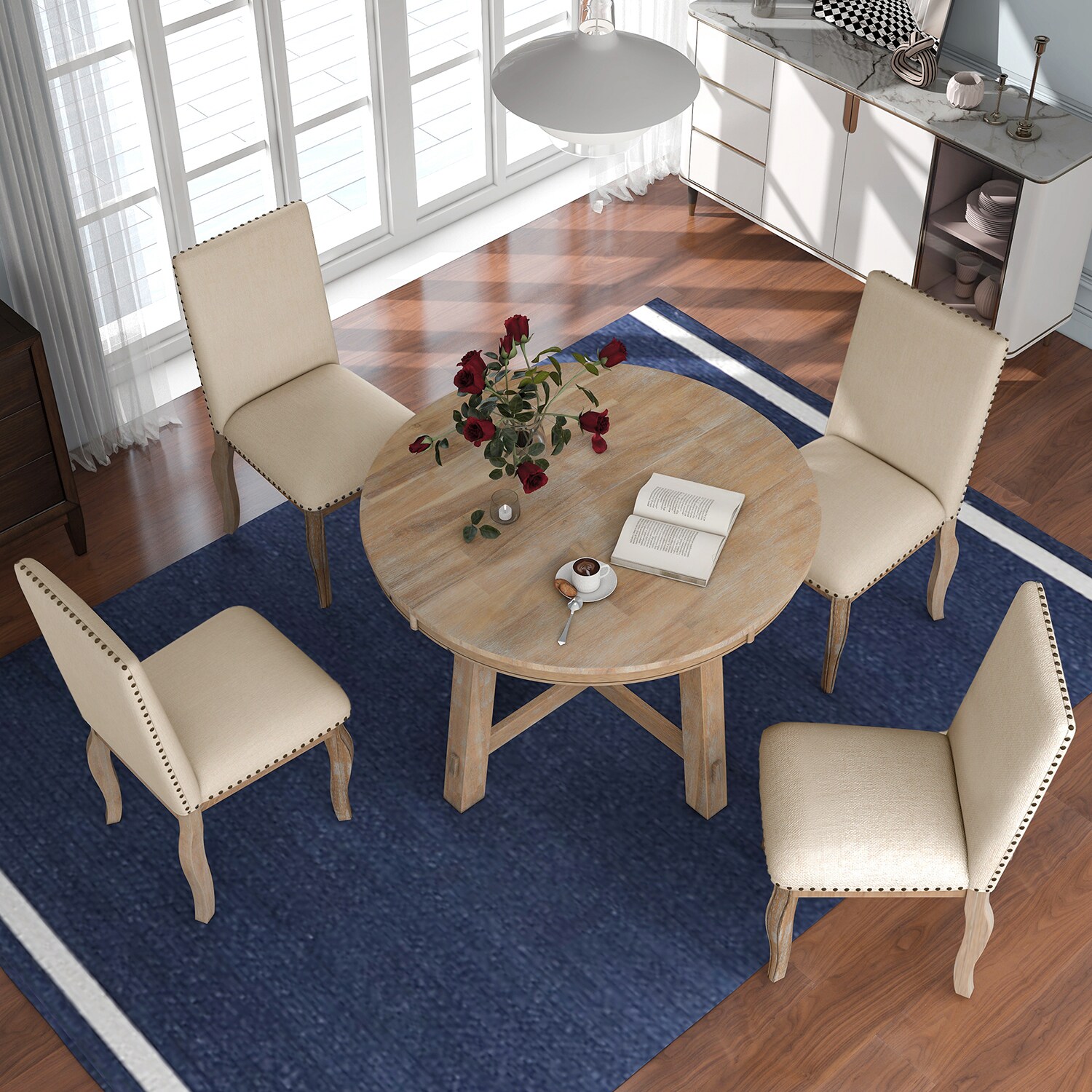 SINOFURN SYA010058GY Dining-Sets - View #2