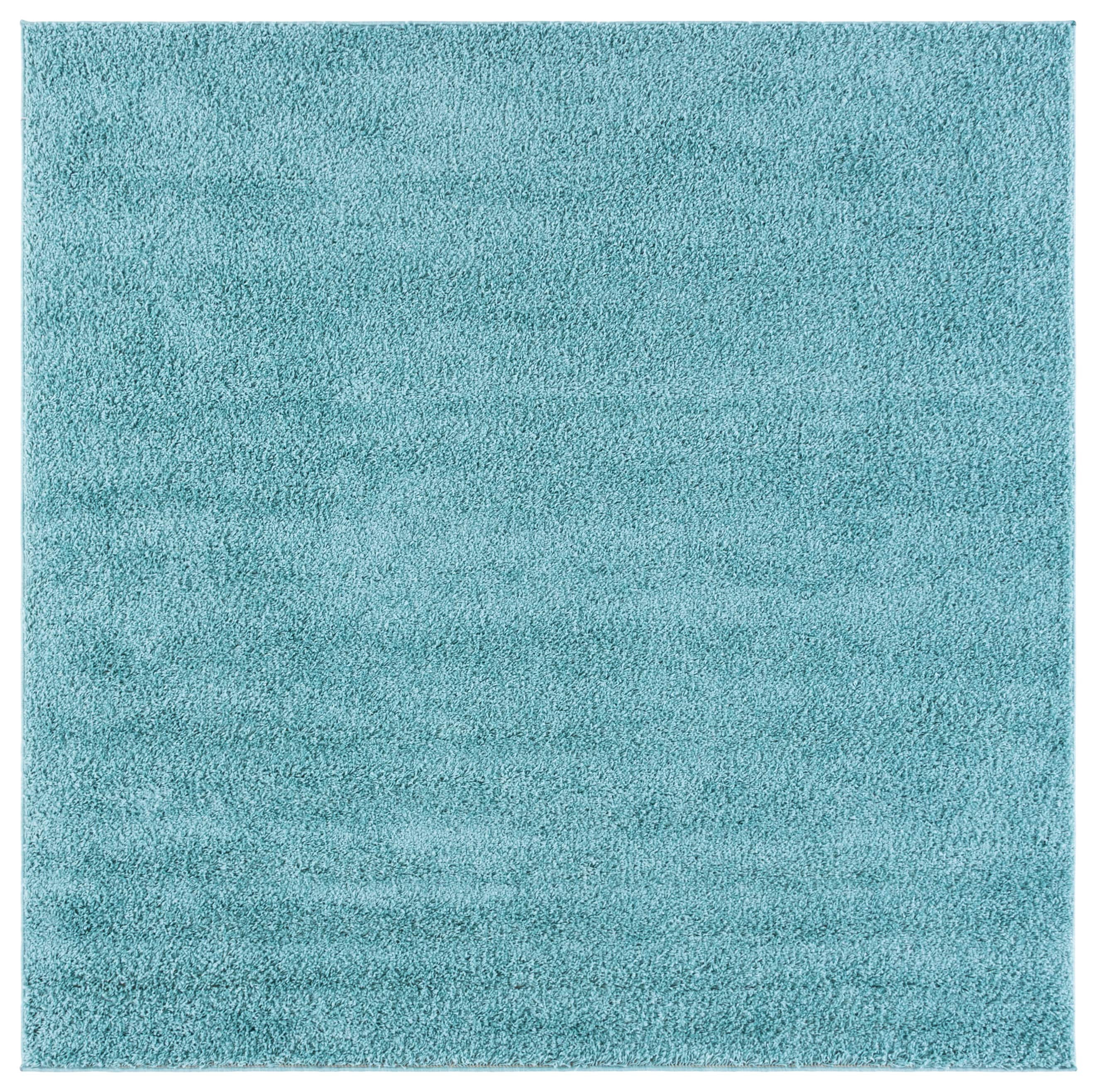 Safavieh - New York Shag 166E Aqua 7 X 7 Area Rug