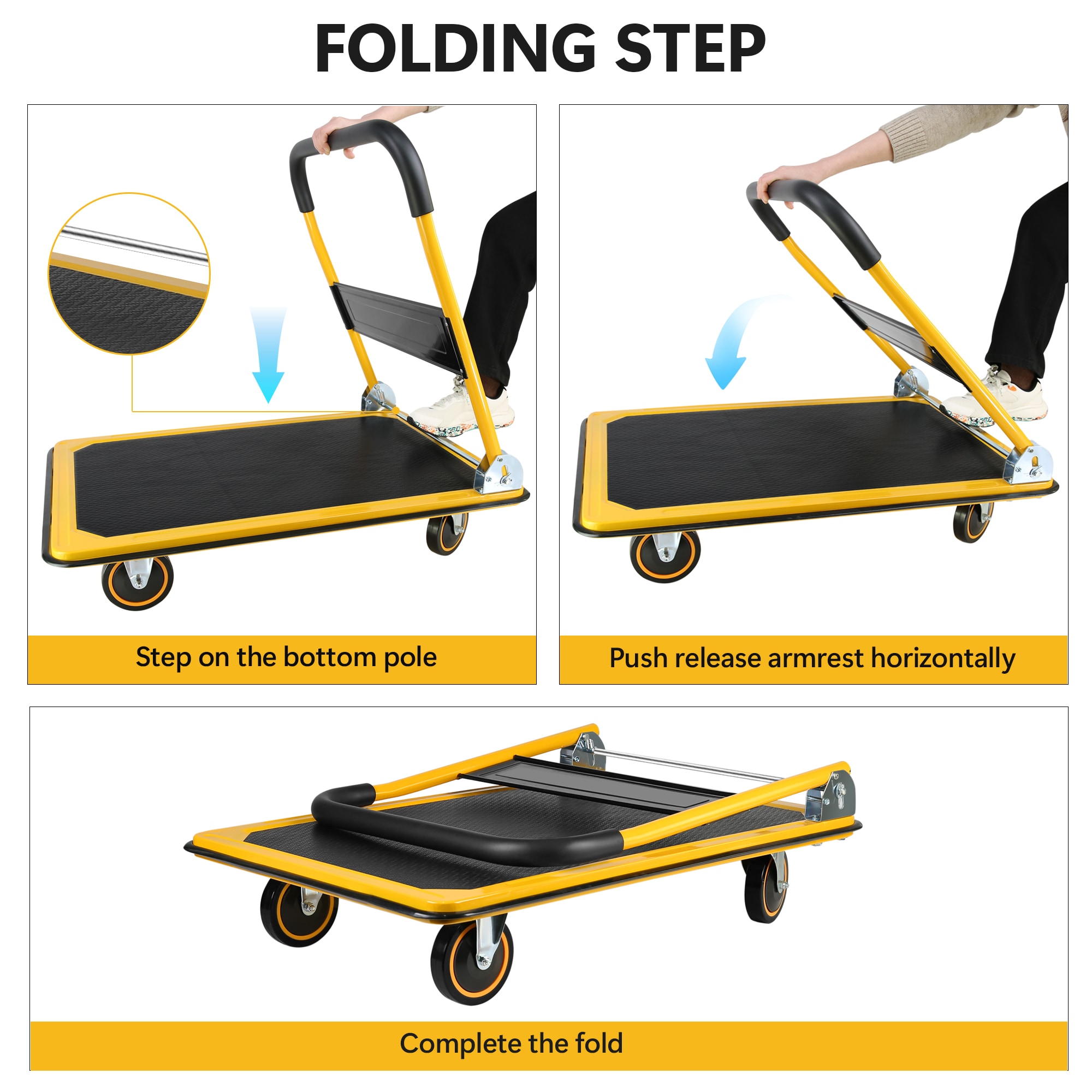 Kahomvis YS-QPW1-278 Hand-Truck-Dollies - View #3