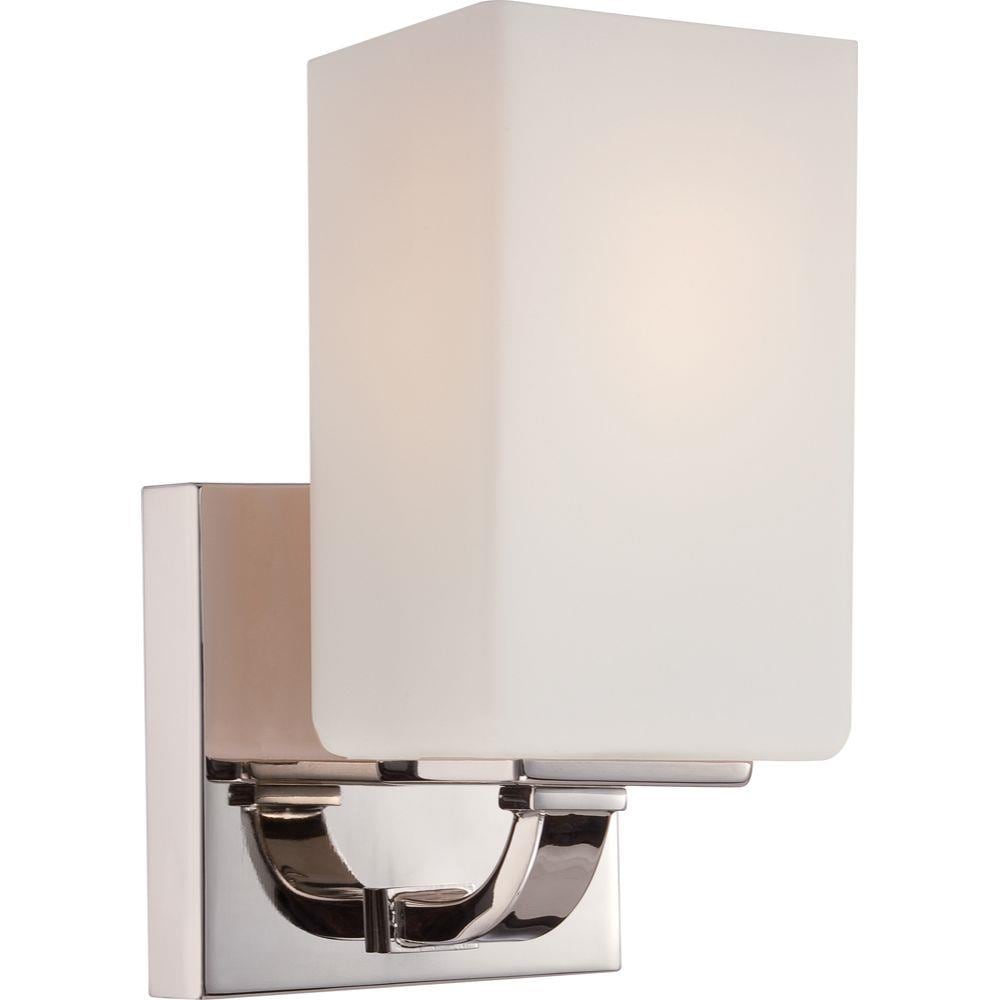  LW-SC532377 4.5-in 1-Light Polished Nickel Transitional Vanity Light