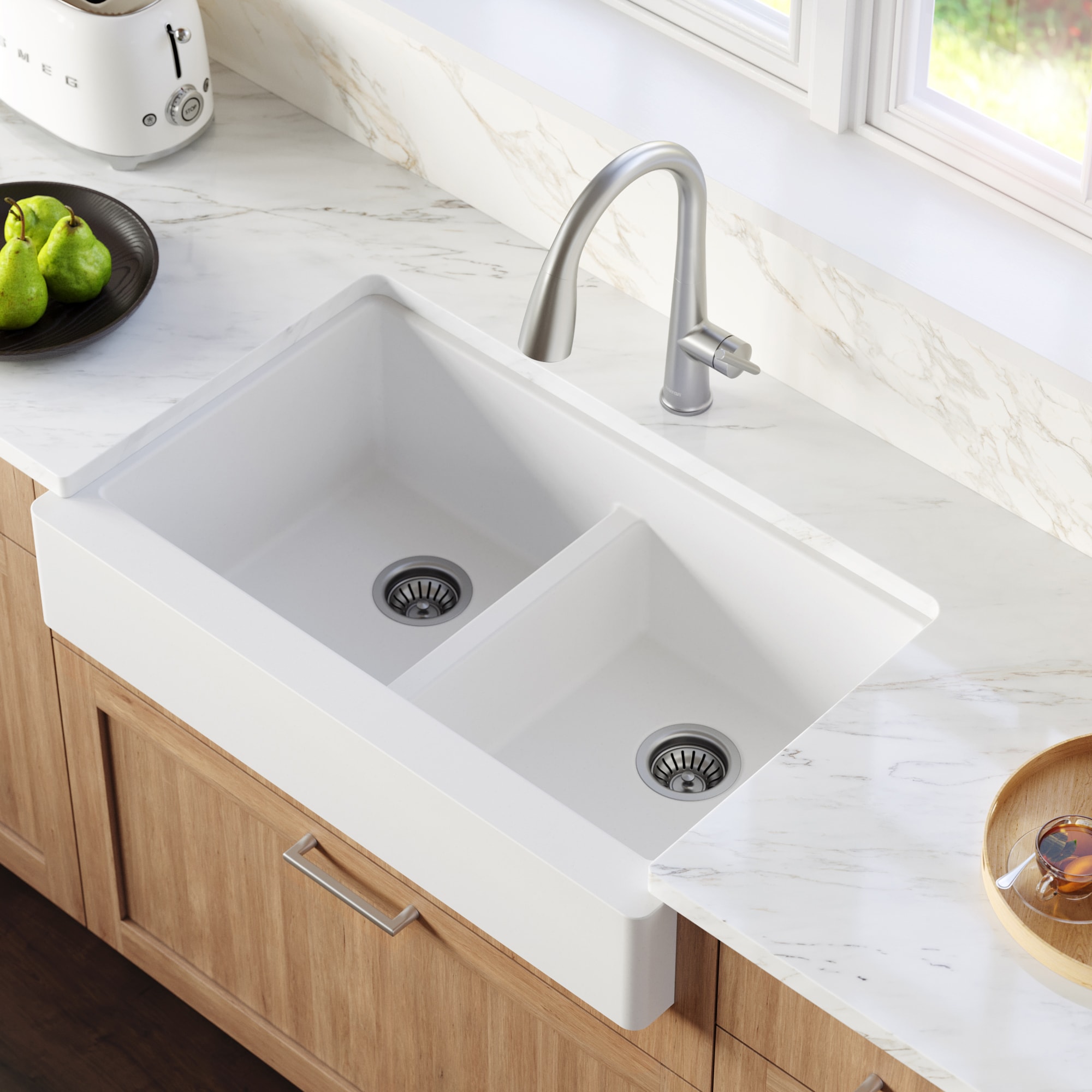 Karran QAR-750-WH-PK1 Kitchen-Sinks - View #2