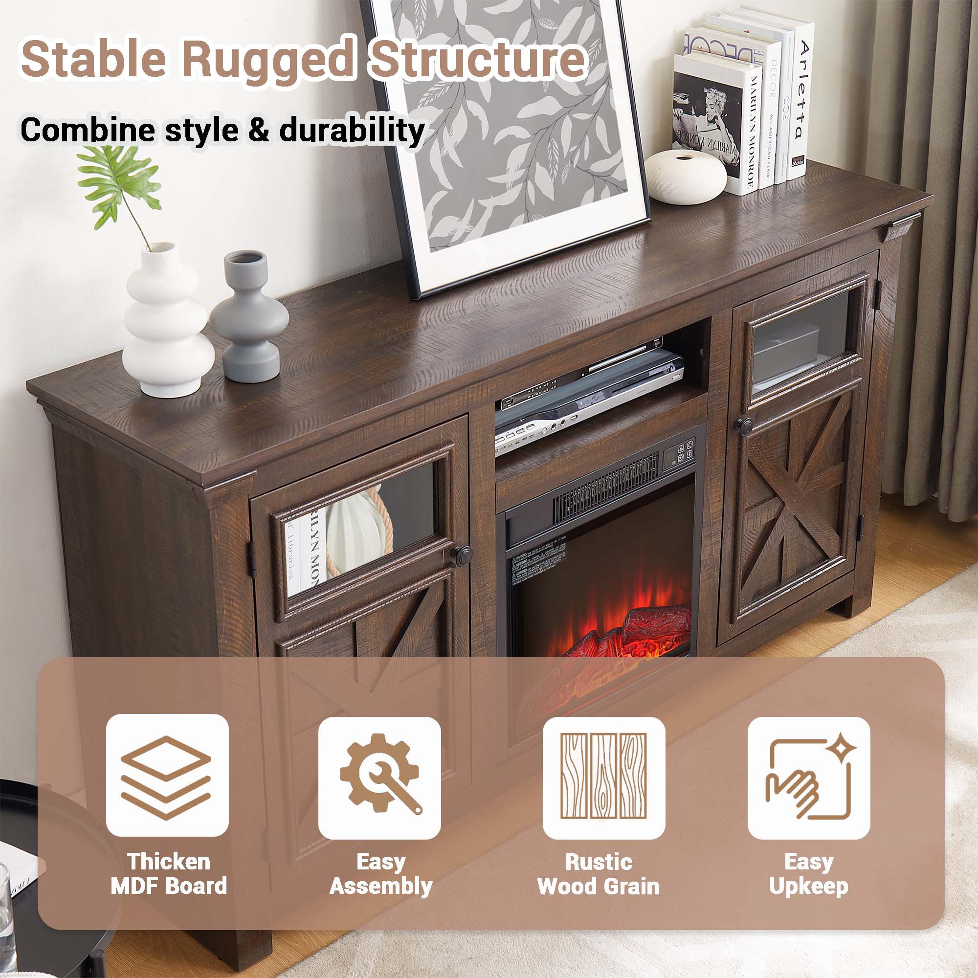 Fun Orange FUN25EF06 Electric-Fireplaces - View #6