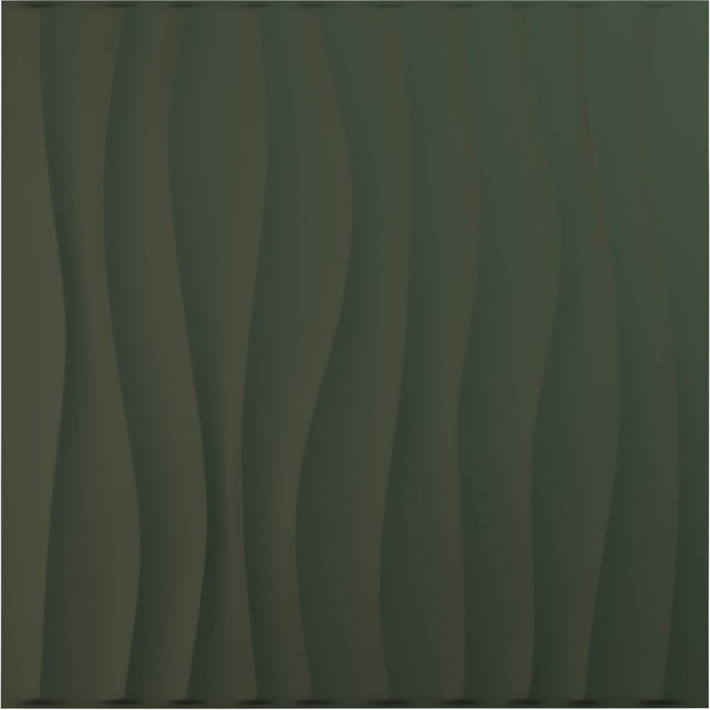 Ekena Millwork WP20X20SOGHC 19-5/8-in x 19-5/8-in Embossed Paintable/Stainable Green PVC Wall Panel (