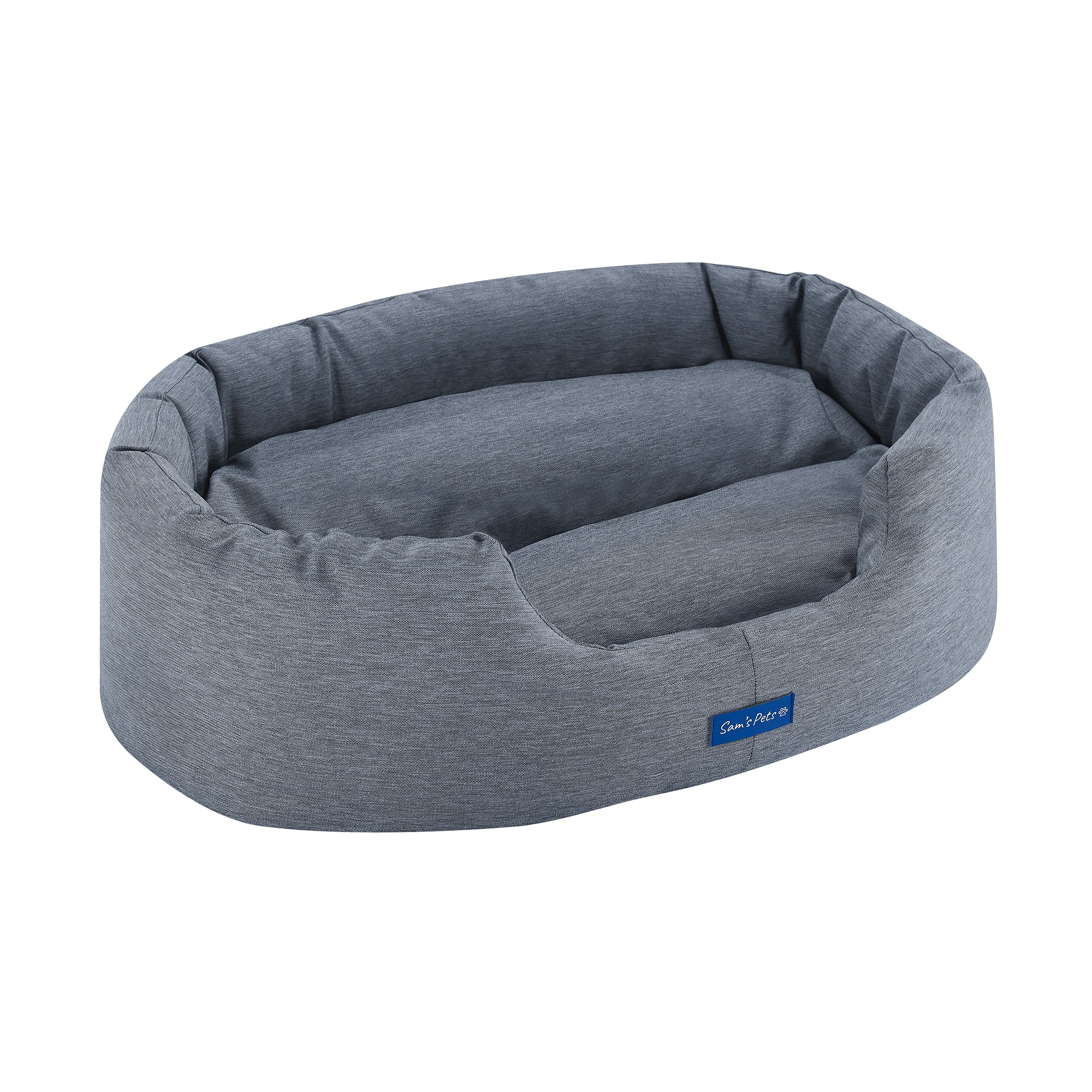Missy Small Navy Blue Round Outdoor Pet Bed