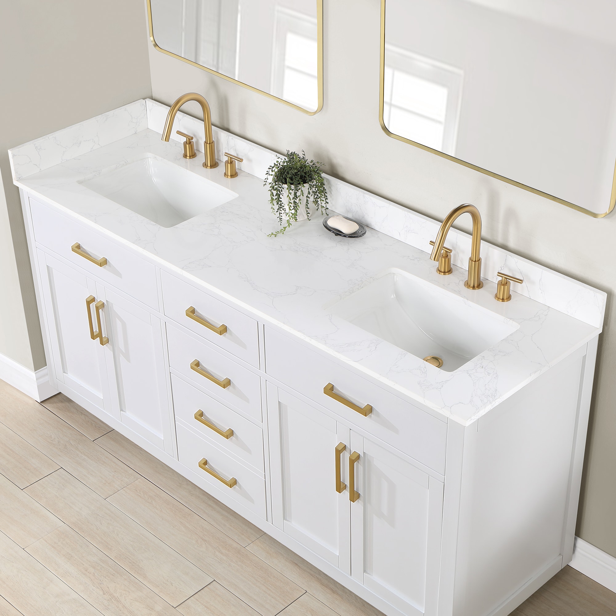 Altair 557072-WH-GW Bath-Vanity-Combo - View #4