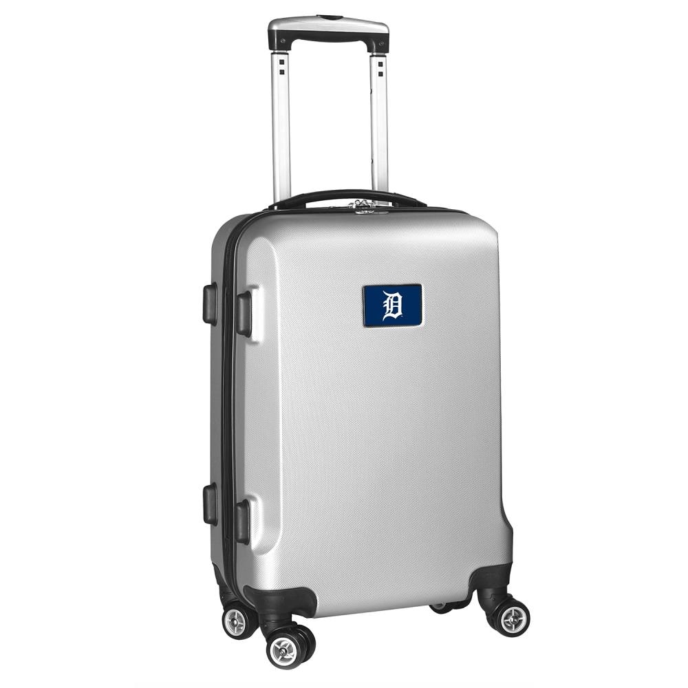 Mojo Licensing MLDEL204_SILVER MLB Detroit Tigers 24 x 15 x 9 Silver Polycarbonate Hardshell Carry-on Bag (1-Bag)
