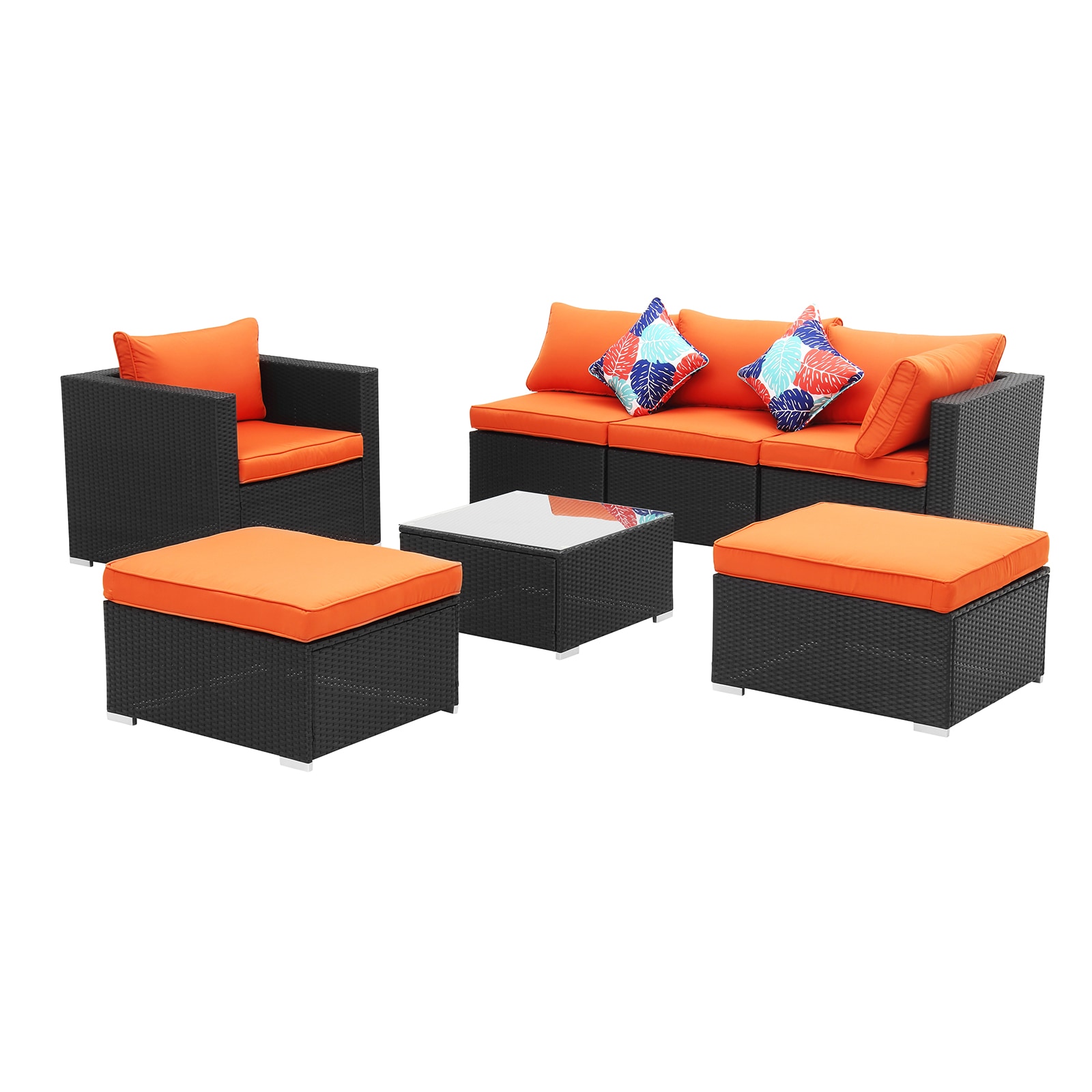 Flynama YH-CT-7-OR Patio-Conversation-Sets - View #3