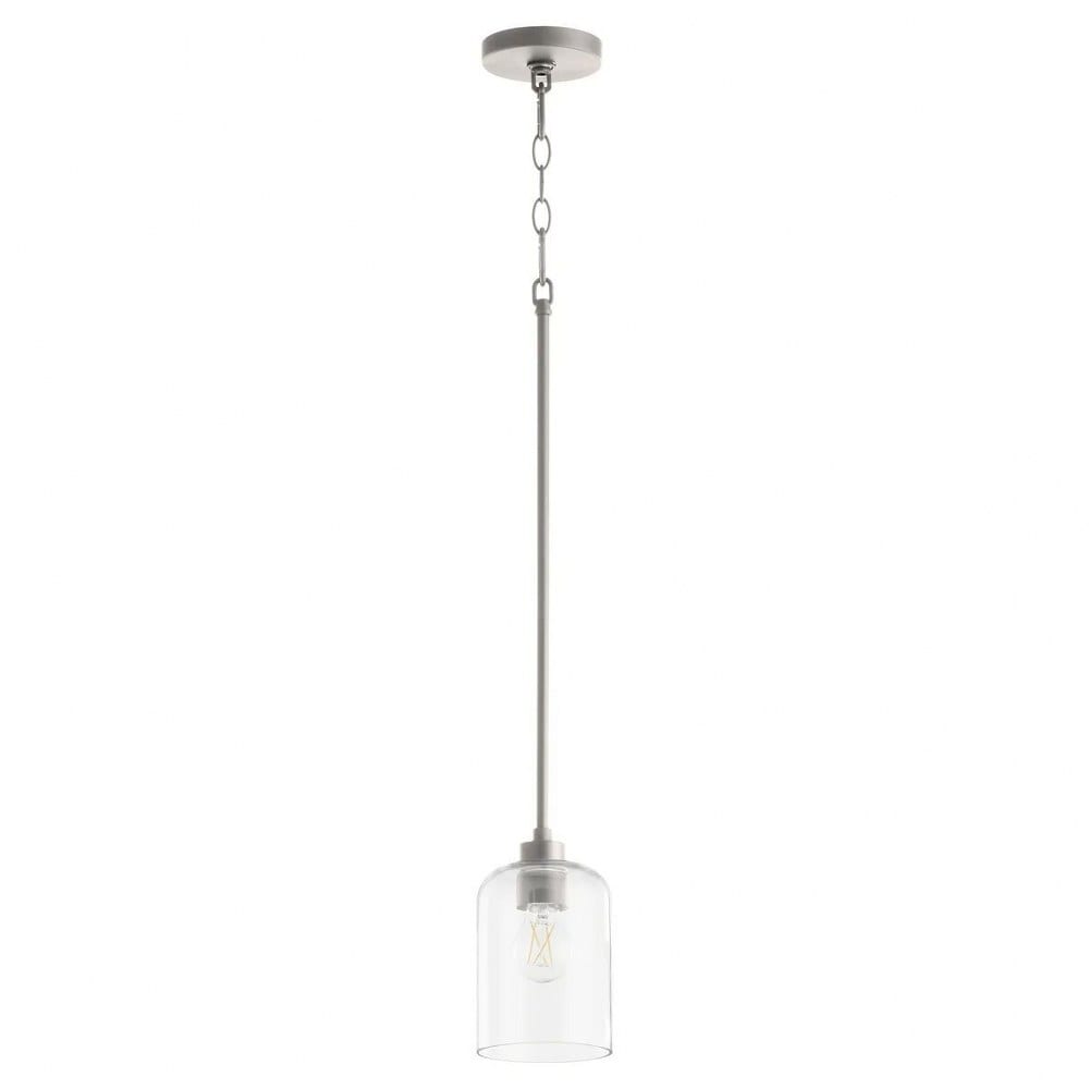 Quorum International Tribute 1 - Light Satin Nickel / Silver Pendant Light