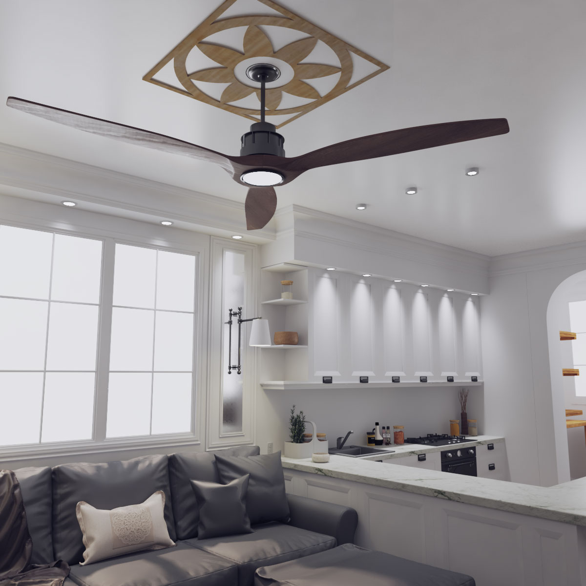 Ekena Millwork CM16KI2-03500 Ceiling-Medallions - View #13