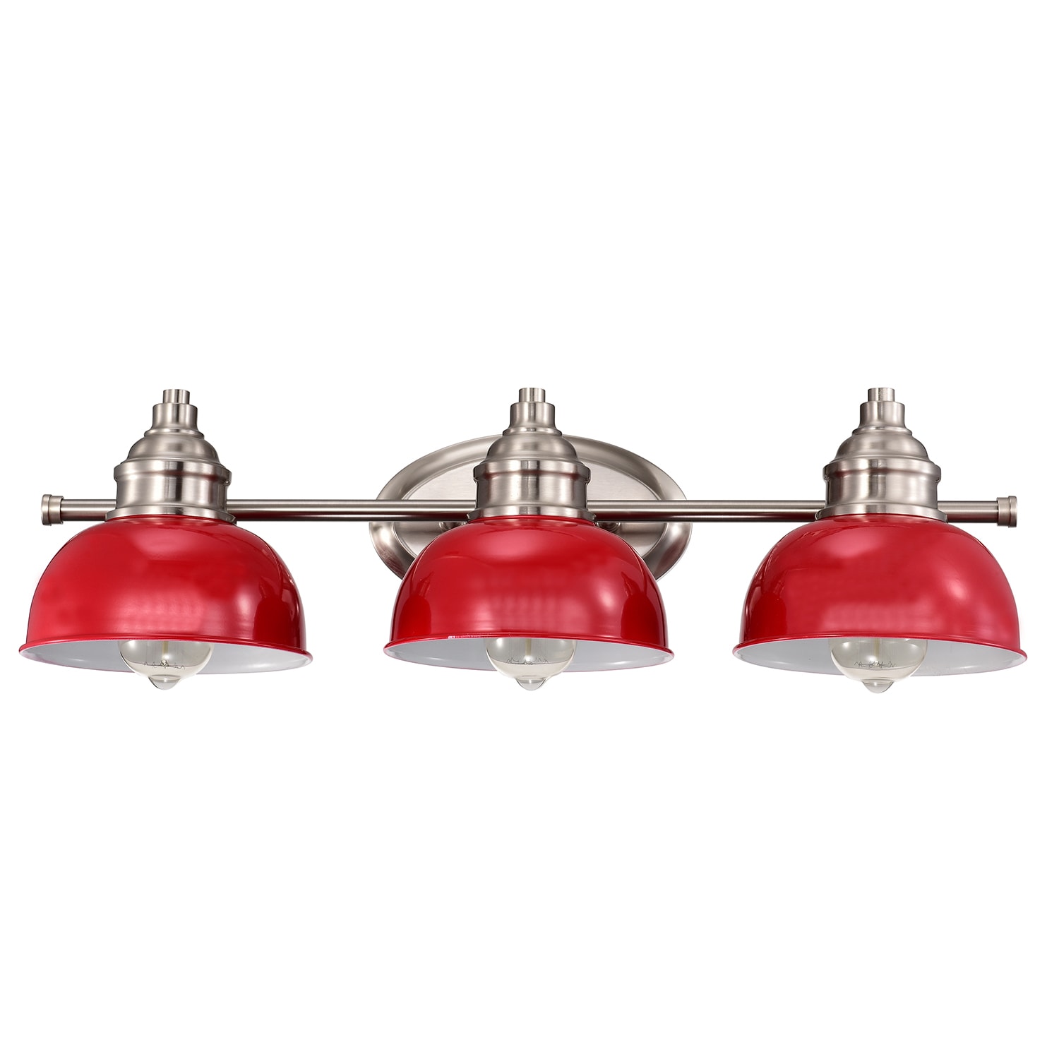 Mondawe GO-A415-CT 7.5-in 3 -Light Red Farmhouse Vanity light